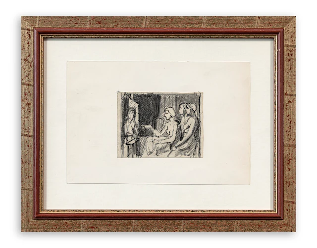 POMPEO BORRA (1898-1973) - Senza Titolo