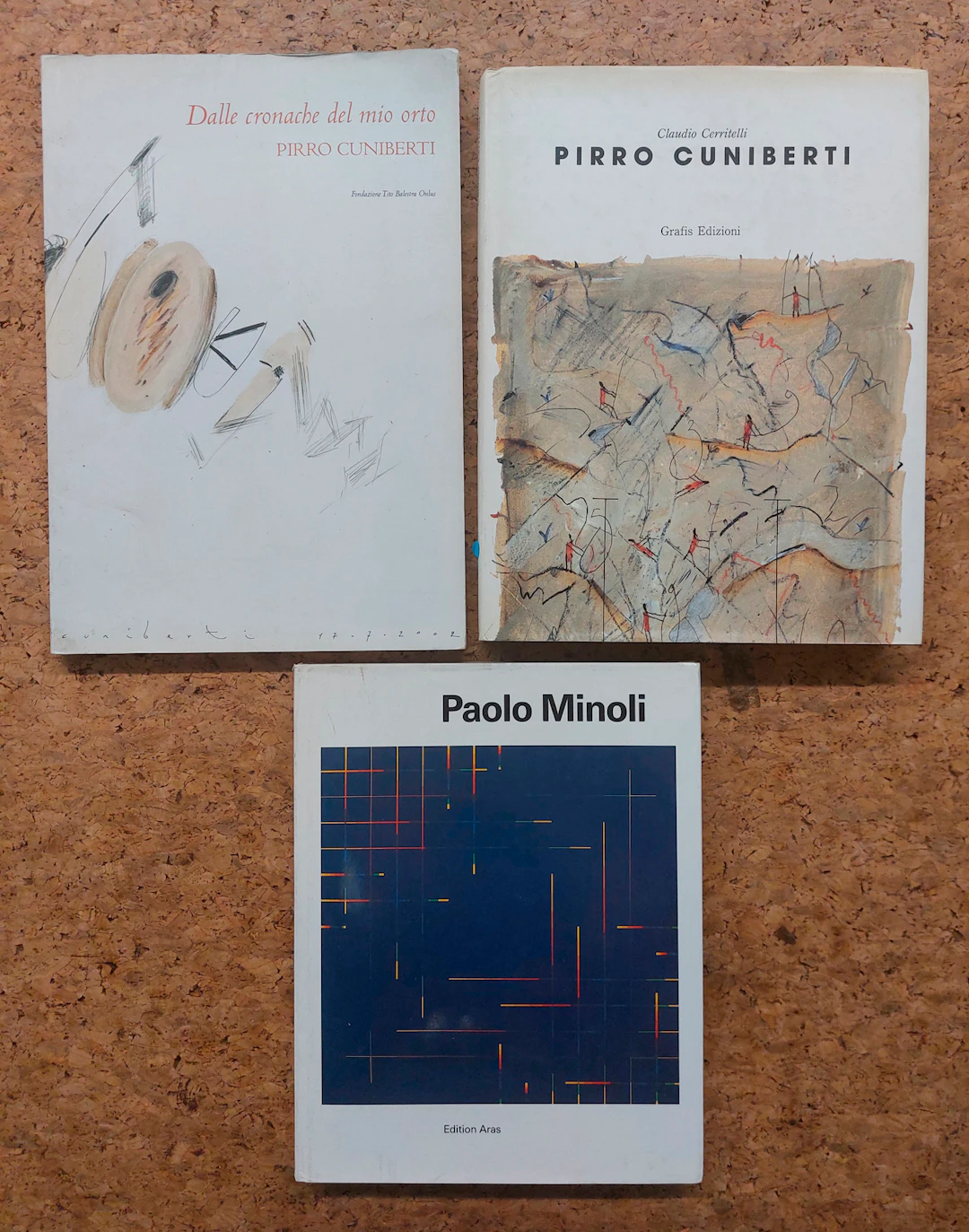 PIRRO CUNIBERTI E PAOLO MINOLI - Lotto unico di 3 cataloghi