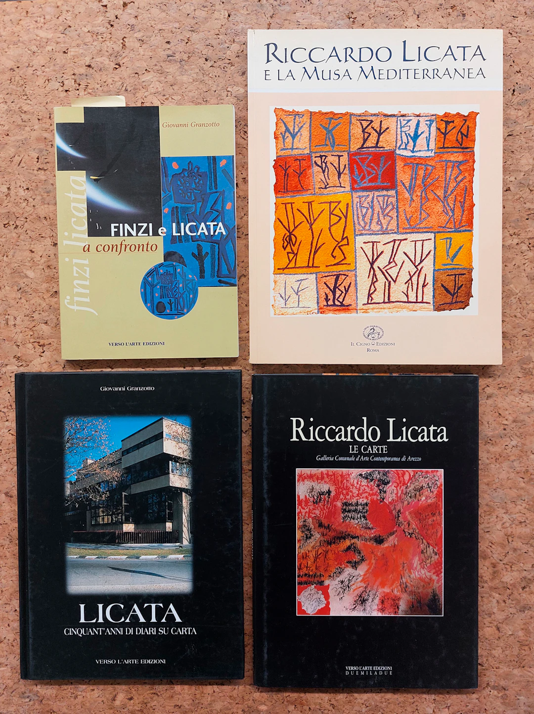 RICCARDO LICATA - Lotto unico di 4 cataloghi