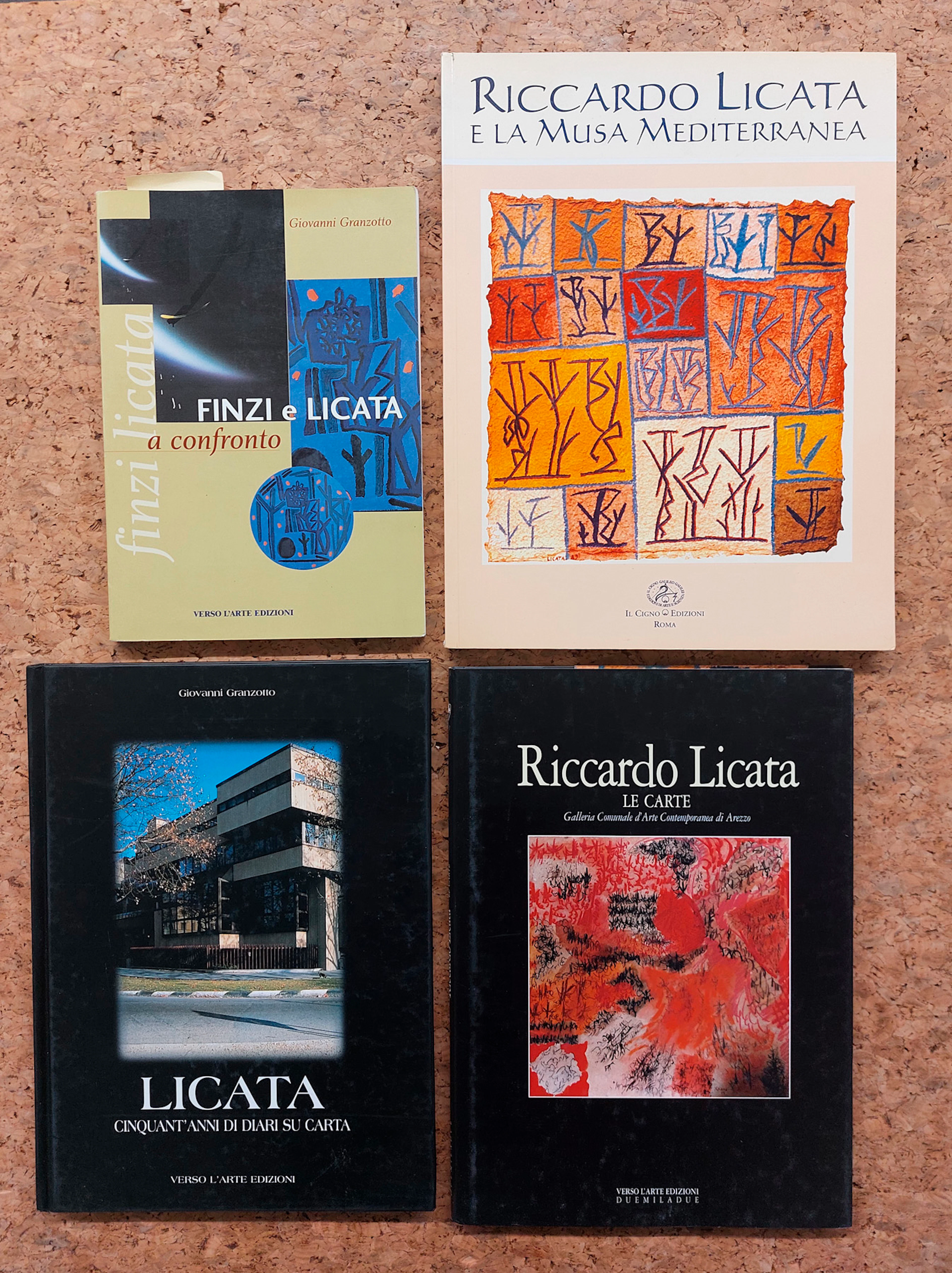 RICCARDO LICATA - Lotto unico di 4 cataloghi