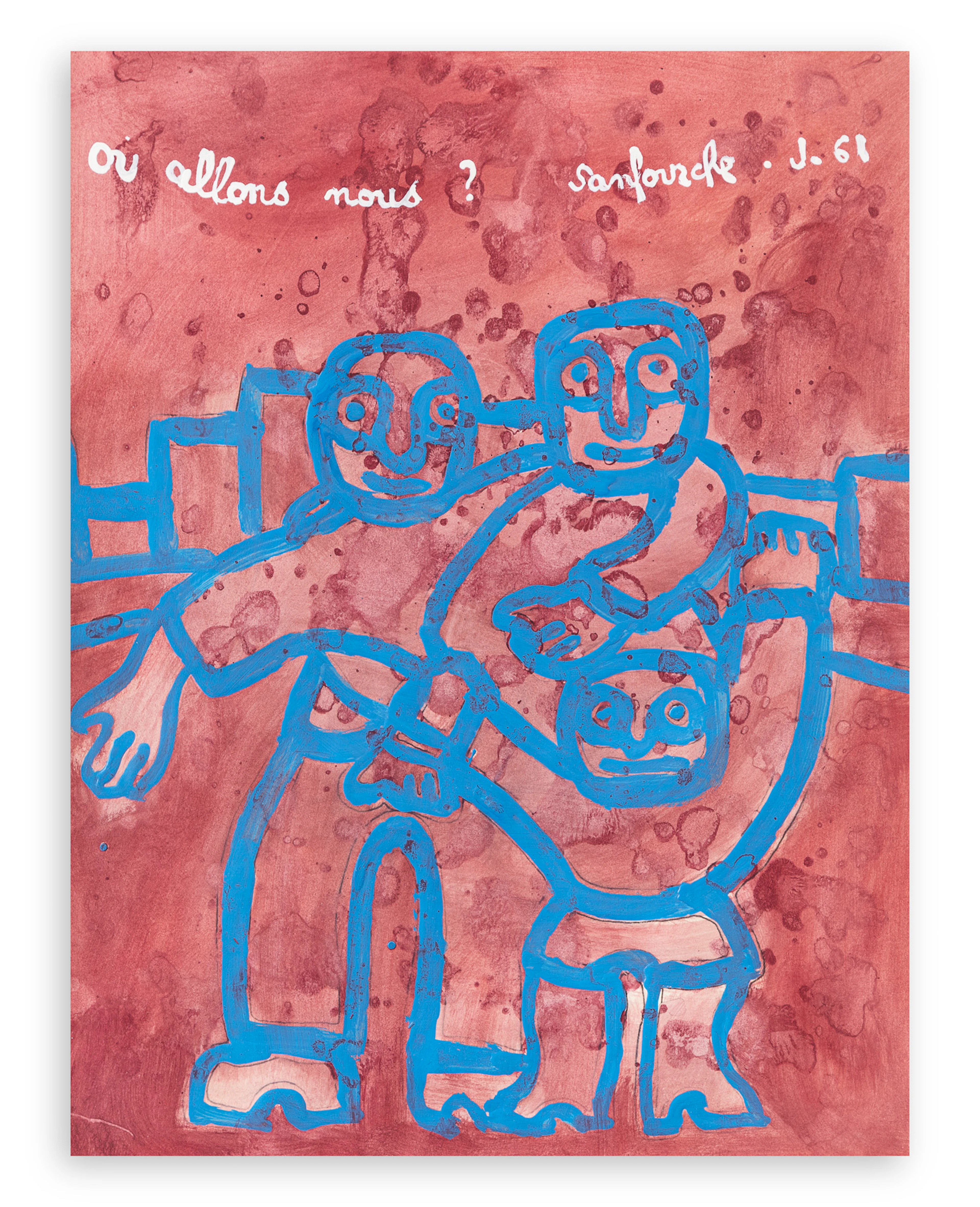 JEAN-JOSEPH SANFOURCHE (1929-2010) - Senza Titolo