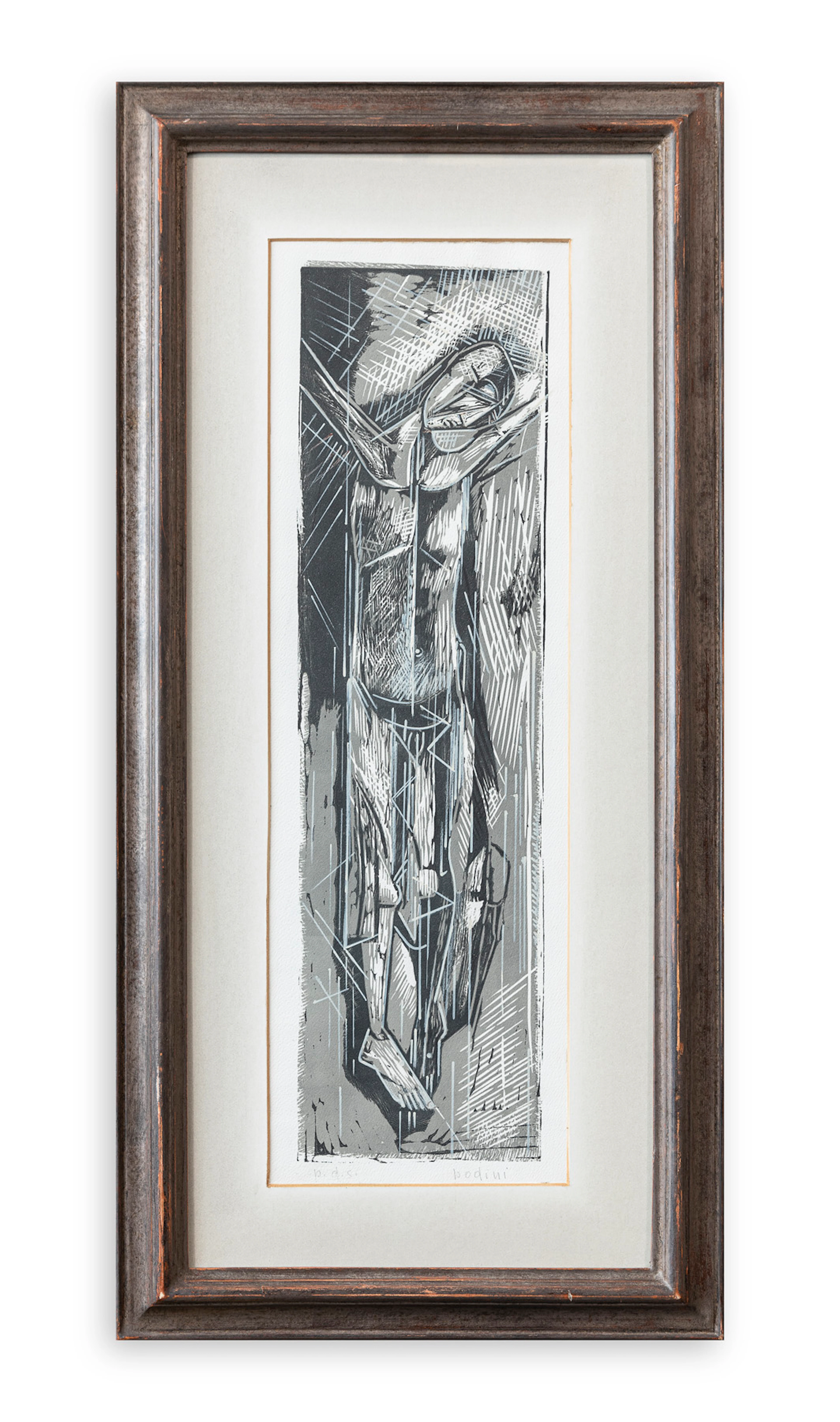 FLORIANO BODINI (1933-2005) - Senza Titolo (Crocefissione)