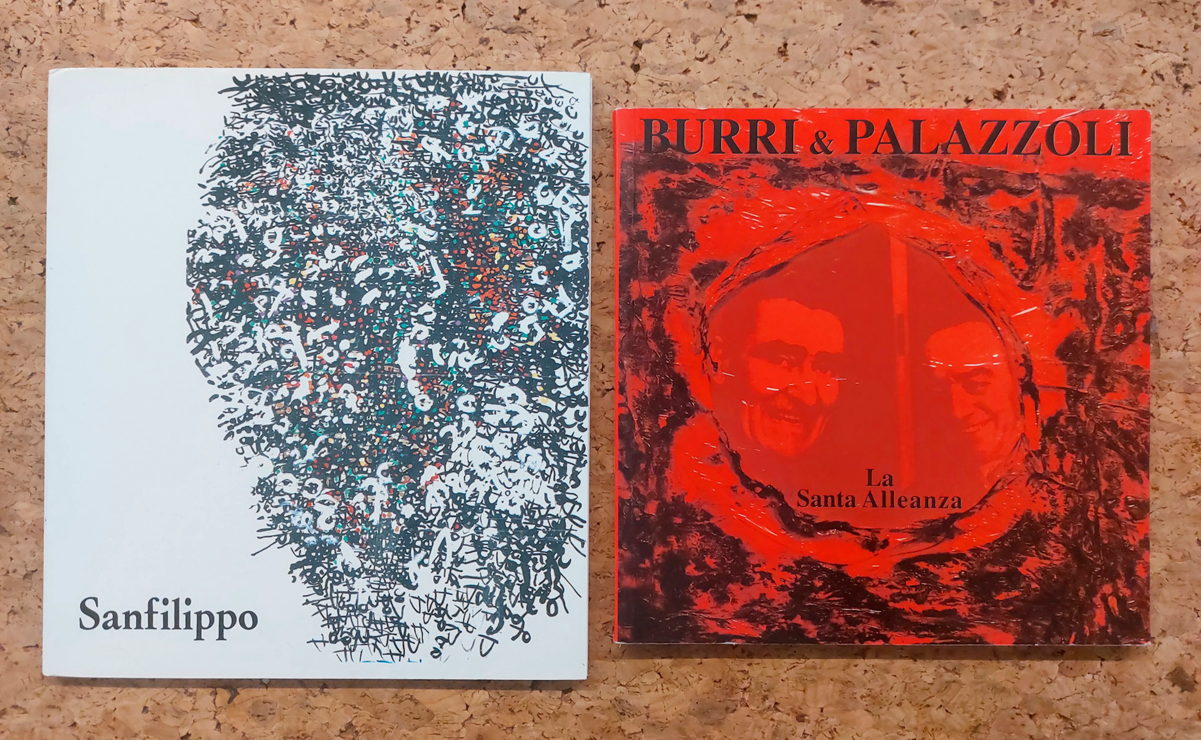 ALBERTO BURRI E ANTONIO SANFILIPPO - Lotto unico di 2 cataloghi