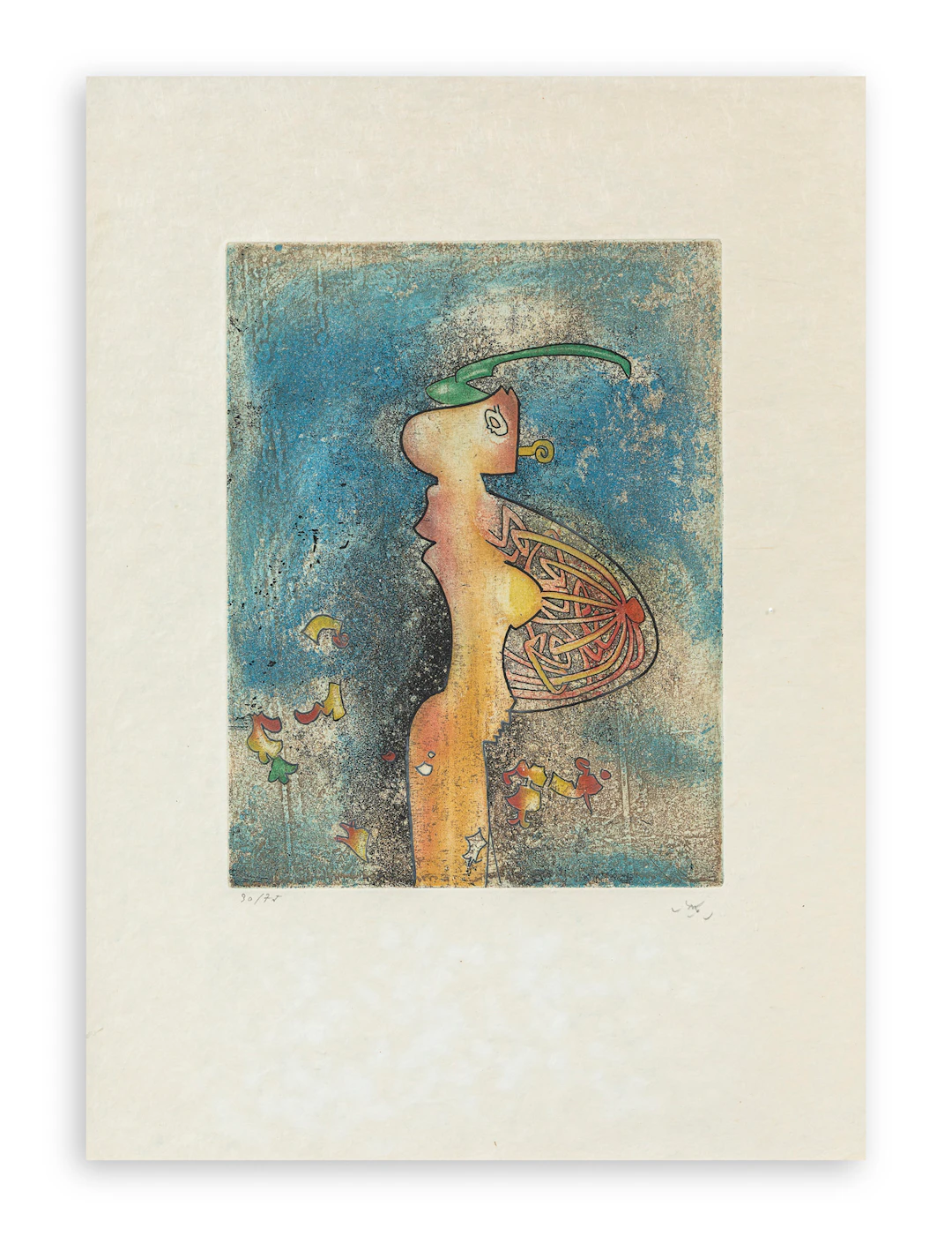 ROBERTO SEBASTIAN MATTA (1911-2002) - Senza Titolo (Los 5 destagados)