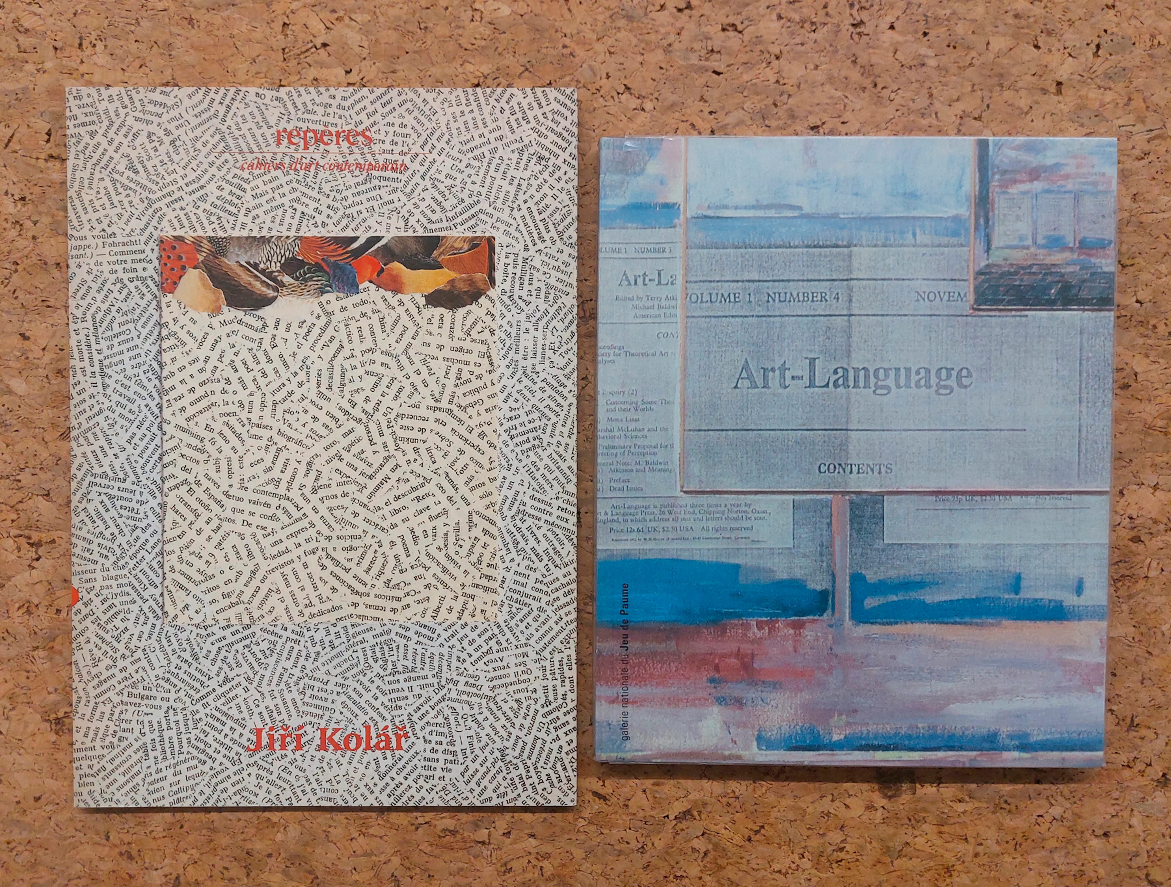 JIRI KOLAR E ART & LANGUAGE - Lotto unico di 2 cataloghi