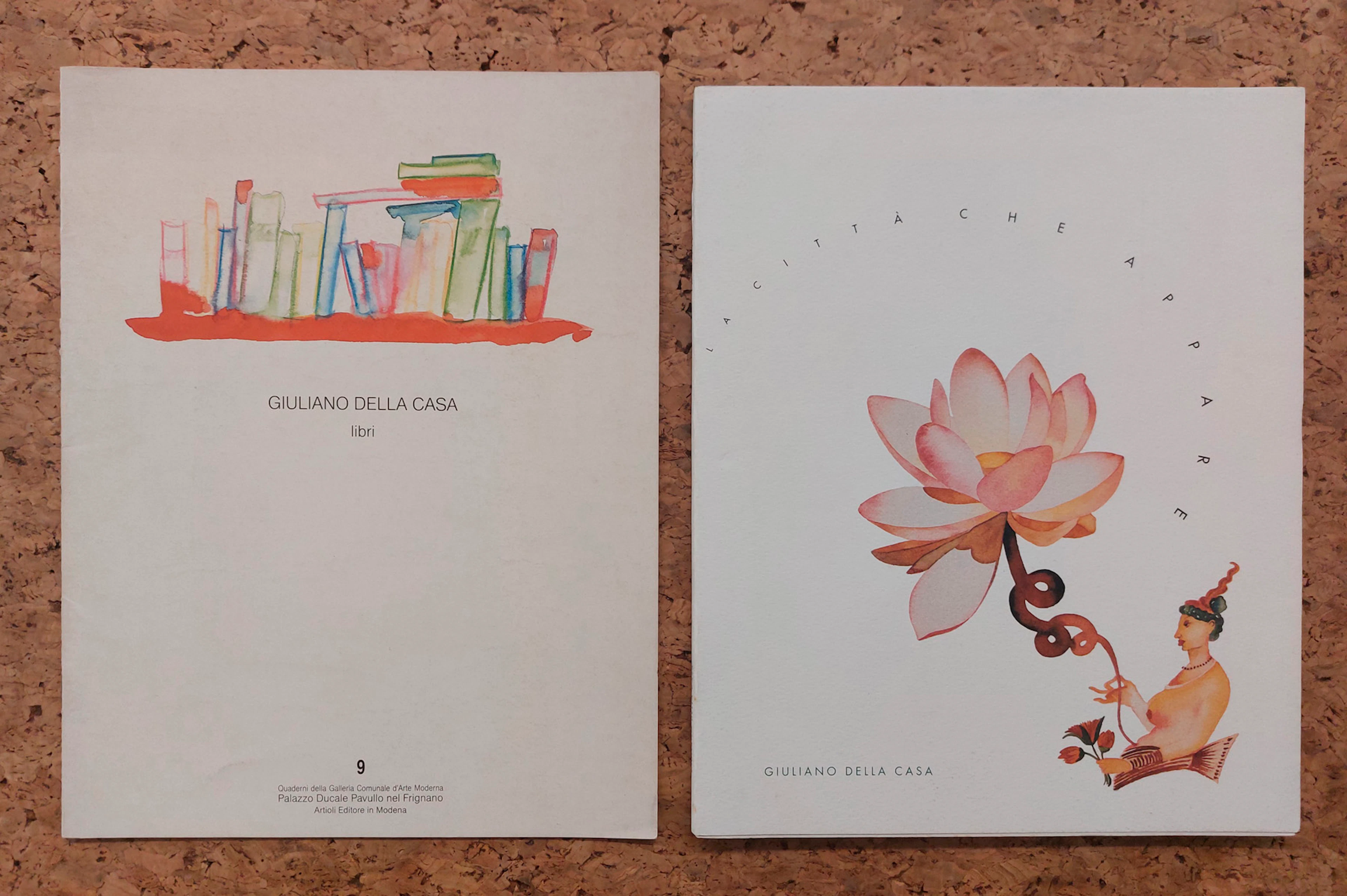 CATALOGHI CON DISEGNO (GIULIANO DELLA CASA) - Lotto unico di 2 cataloghi