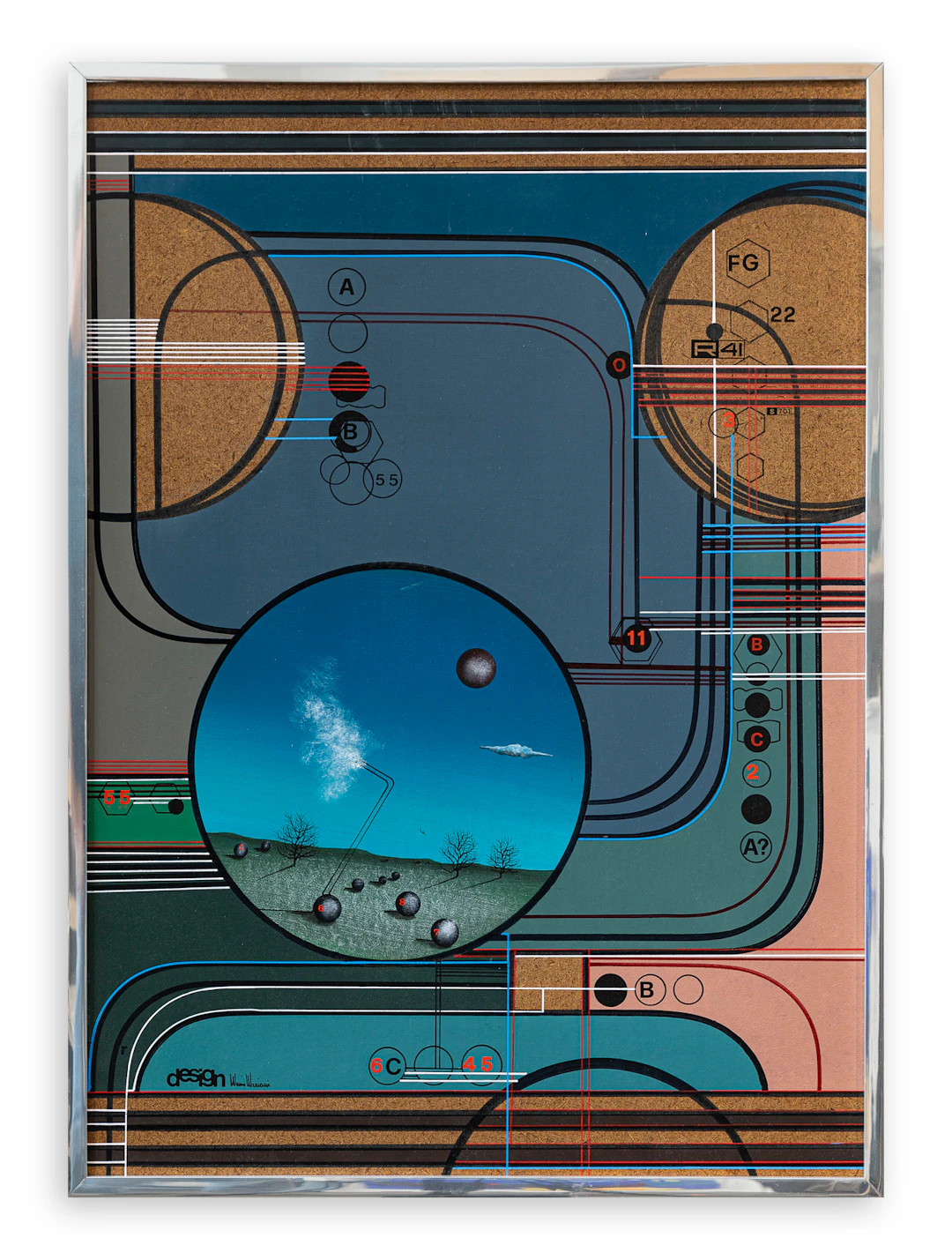 MARIO MARIANI (1952) - Studio per arredamento, 1978