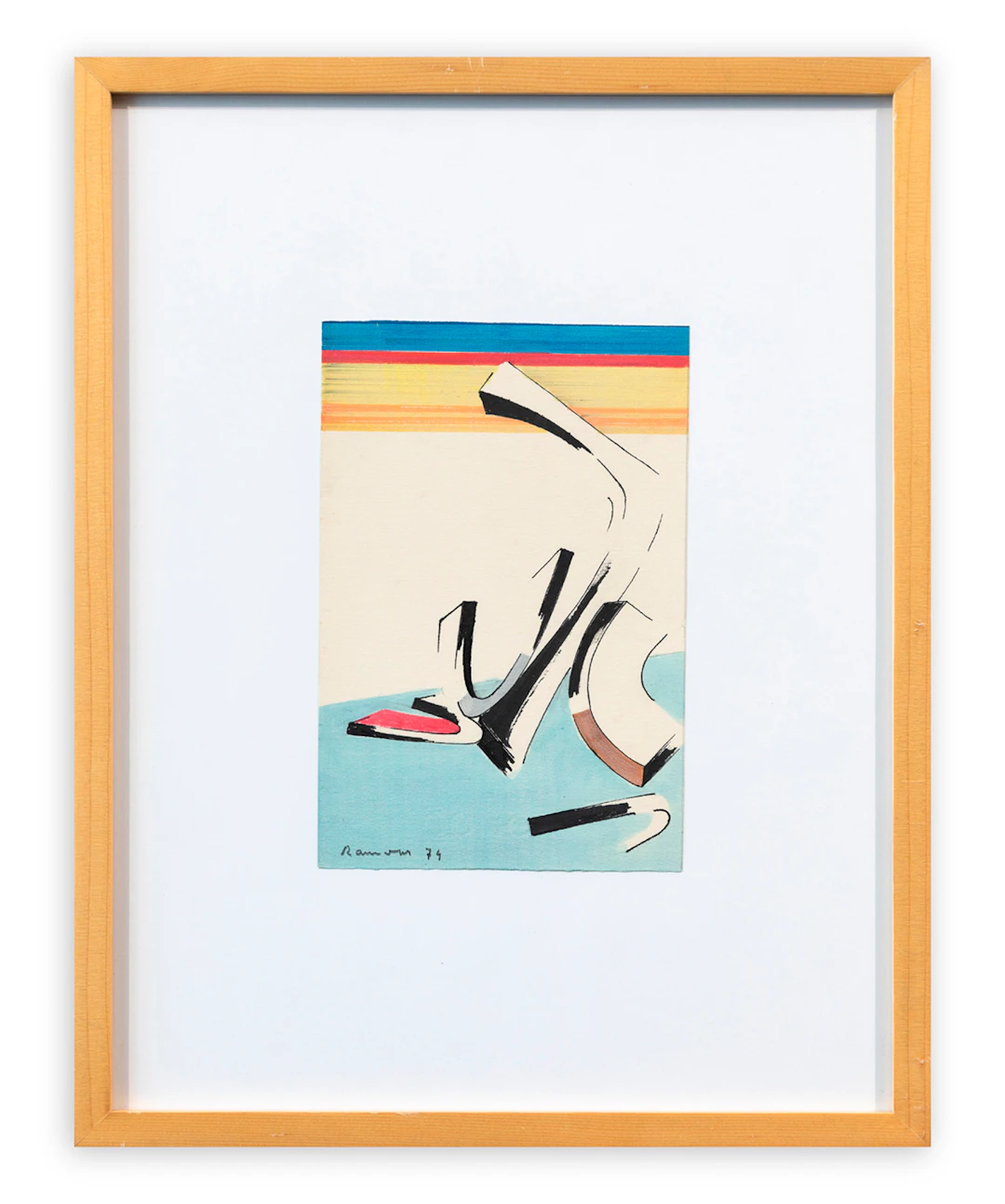 CARLO RAMOUS (1926-2003) - Senza Titolo, 1974