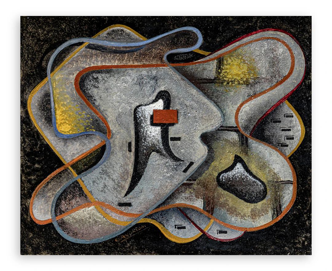 CESARE ANDREONI (1903-1961) - Composizione in grigio, 1939 circa
