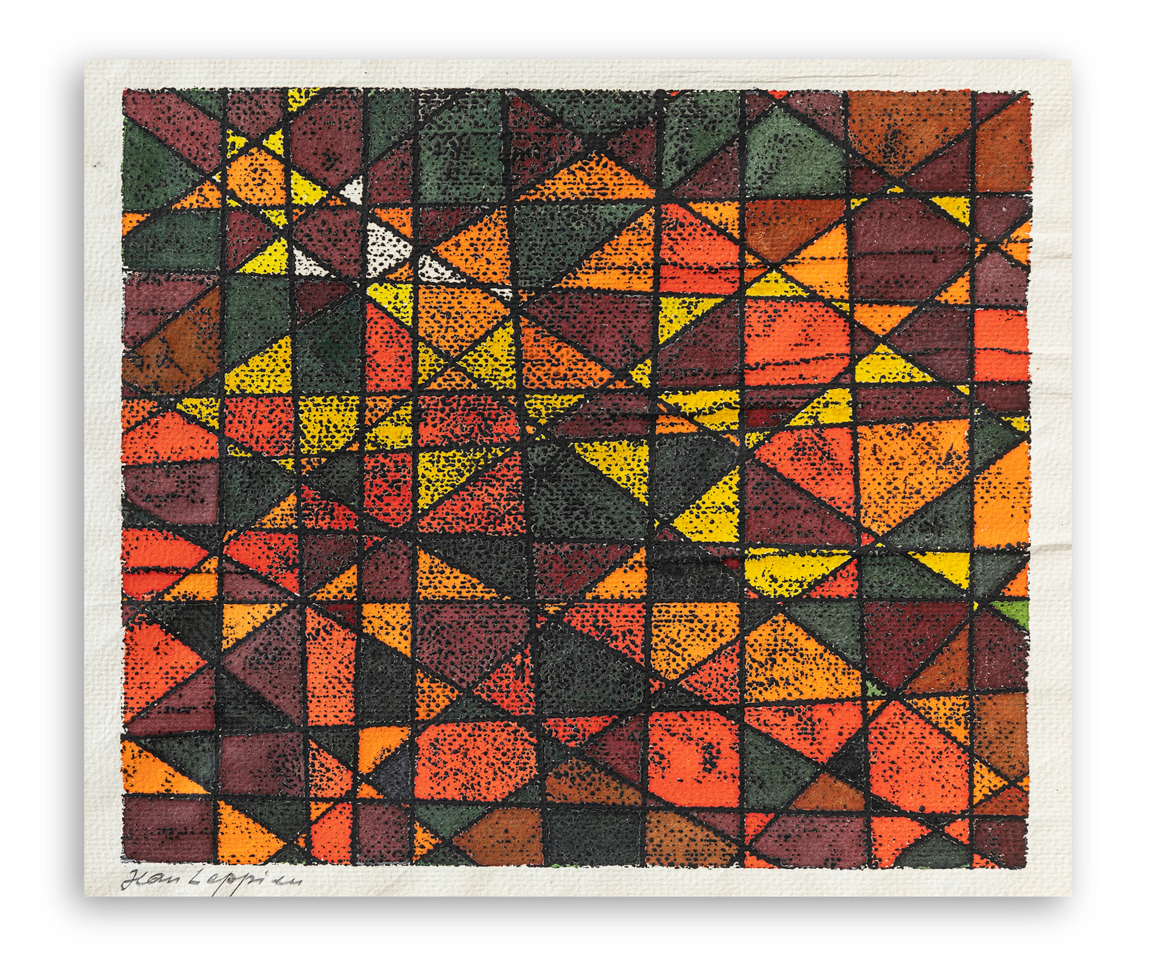 JEAN LEPPIEN (1910-1991) - Senza Titolo, 1971