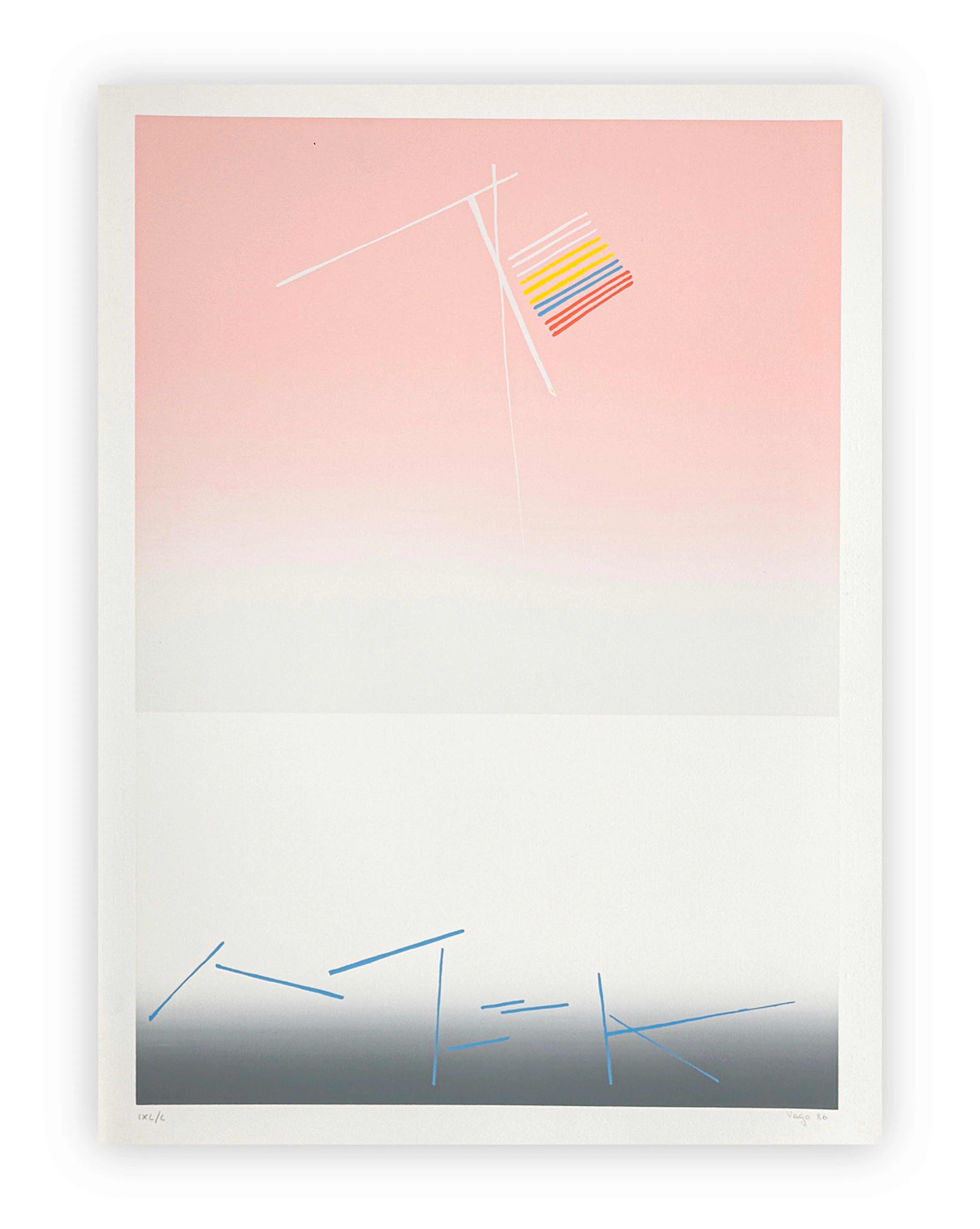 VALENTINO VAGO (1931-2018) - Senza Titolo, 1986