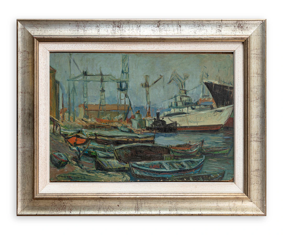 ALDO DORELLA (1925) - Barche, 1957