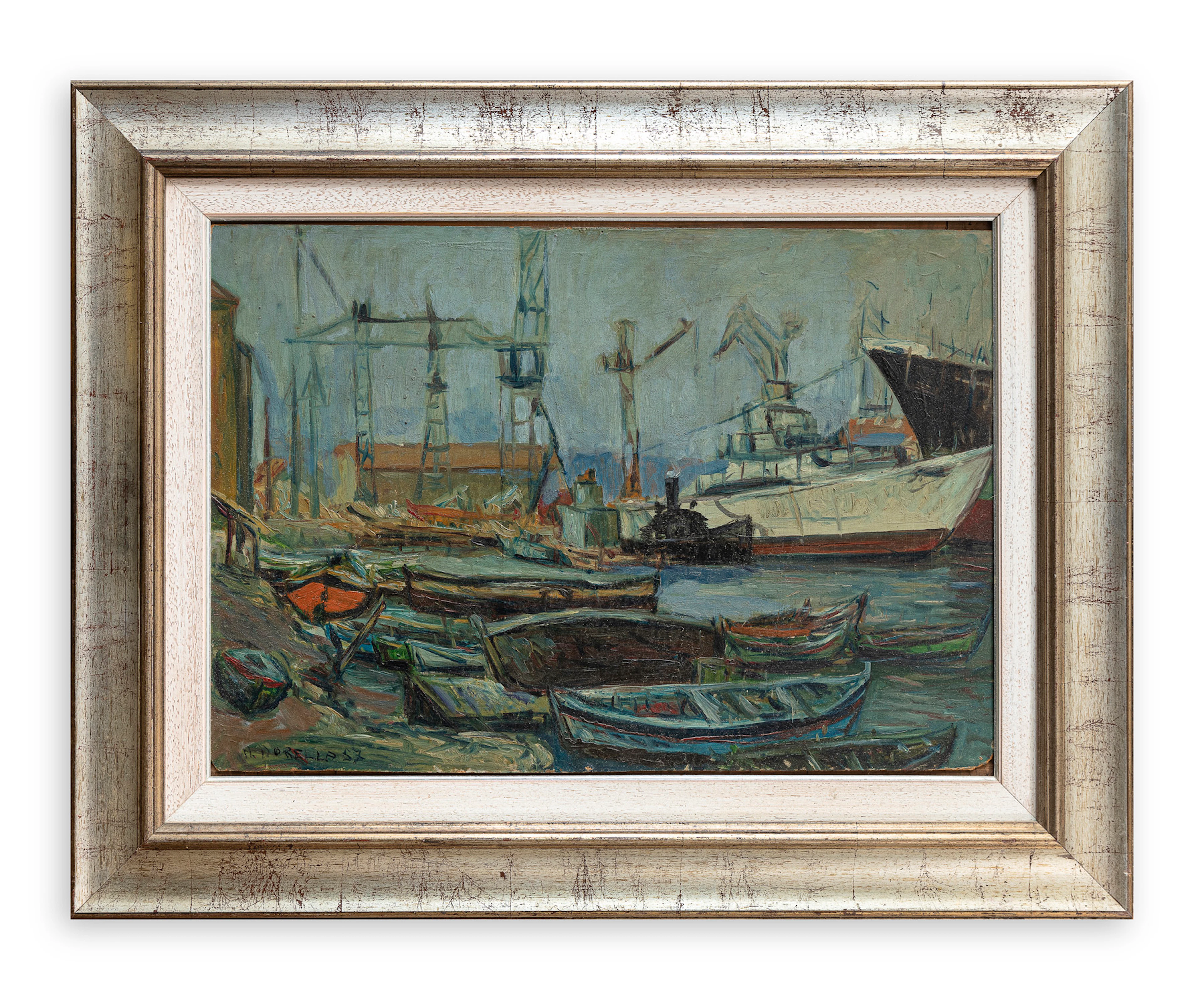 ALDO DORELLA (1925) - Barche, 1957