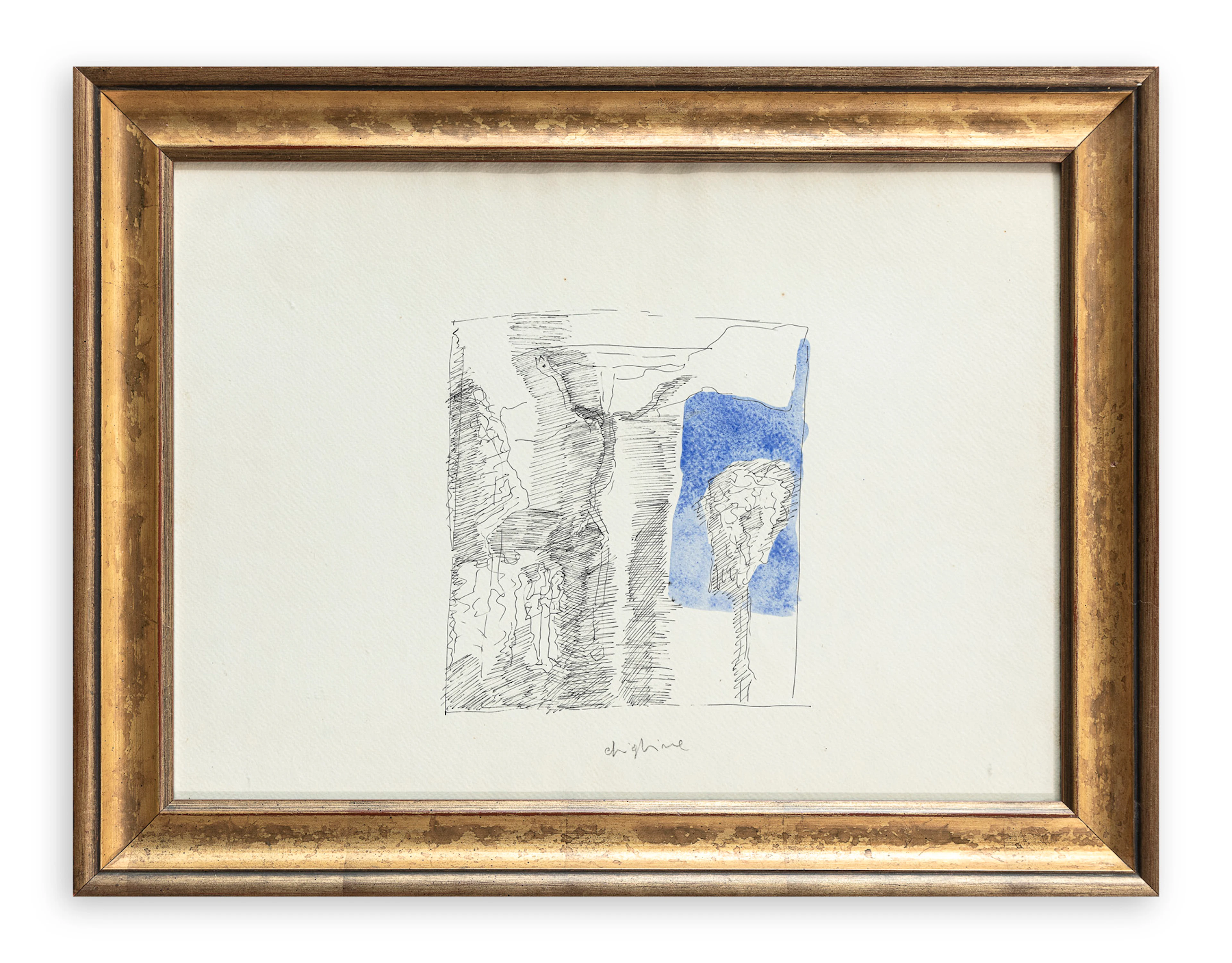 ALFREDO CHIGHINE (1914-1974) - Senza Titolo