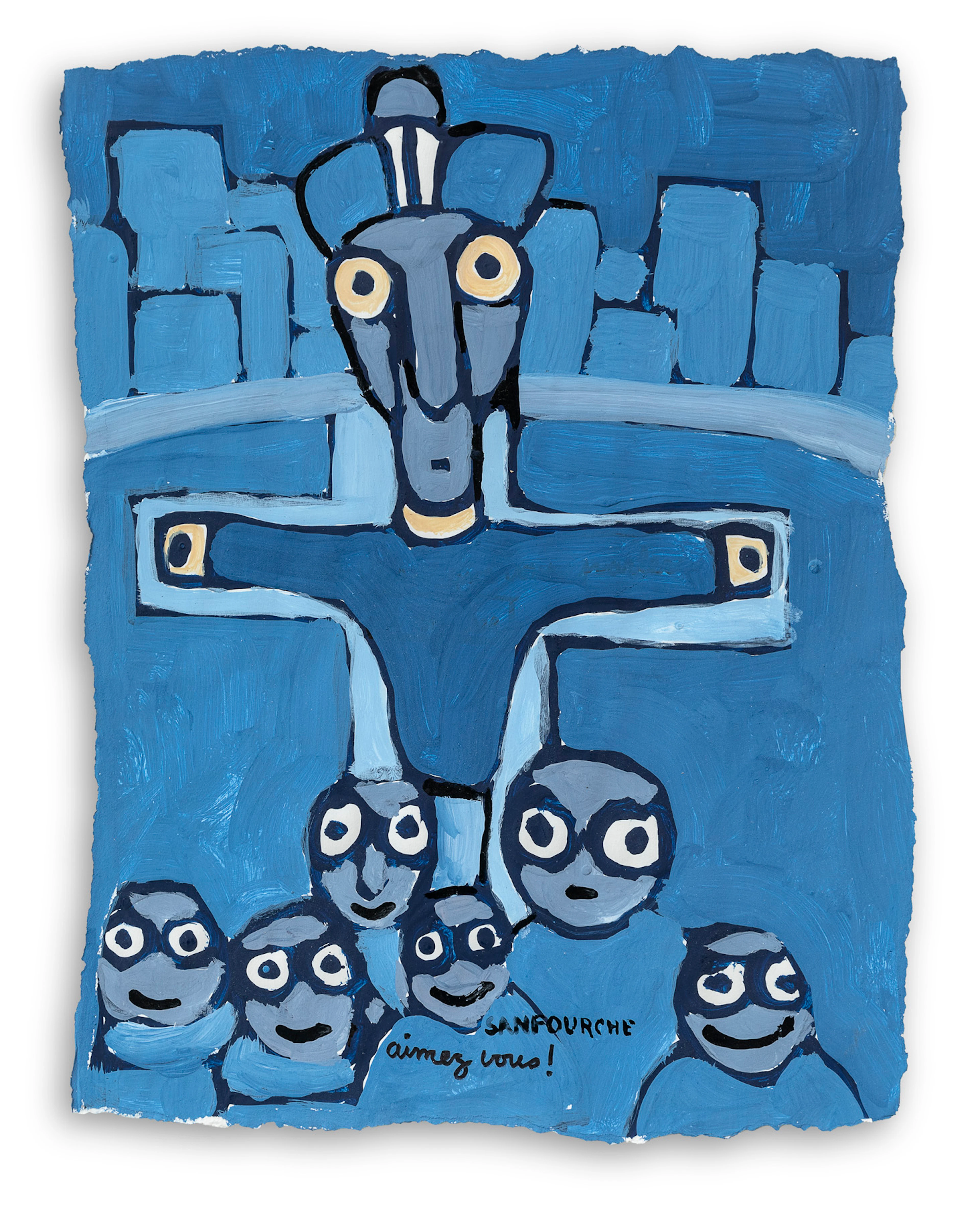 JEAN-JOSEPH SANFOURCHE (1929-2010) - Senza Titolo