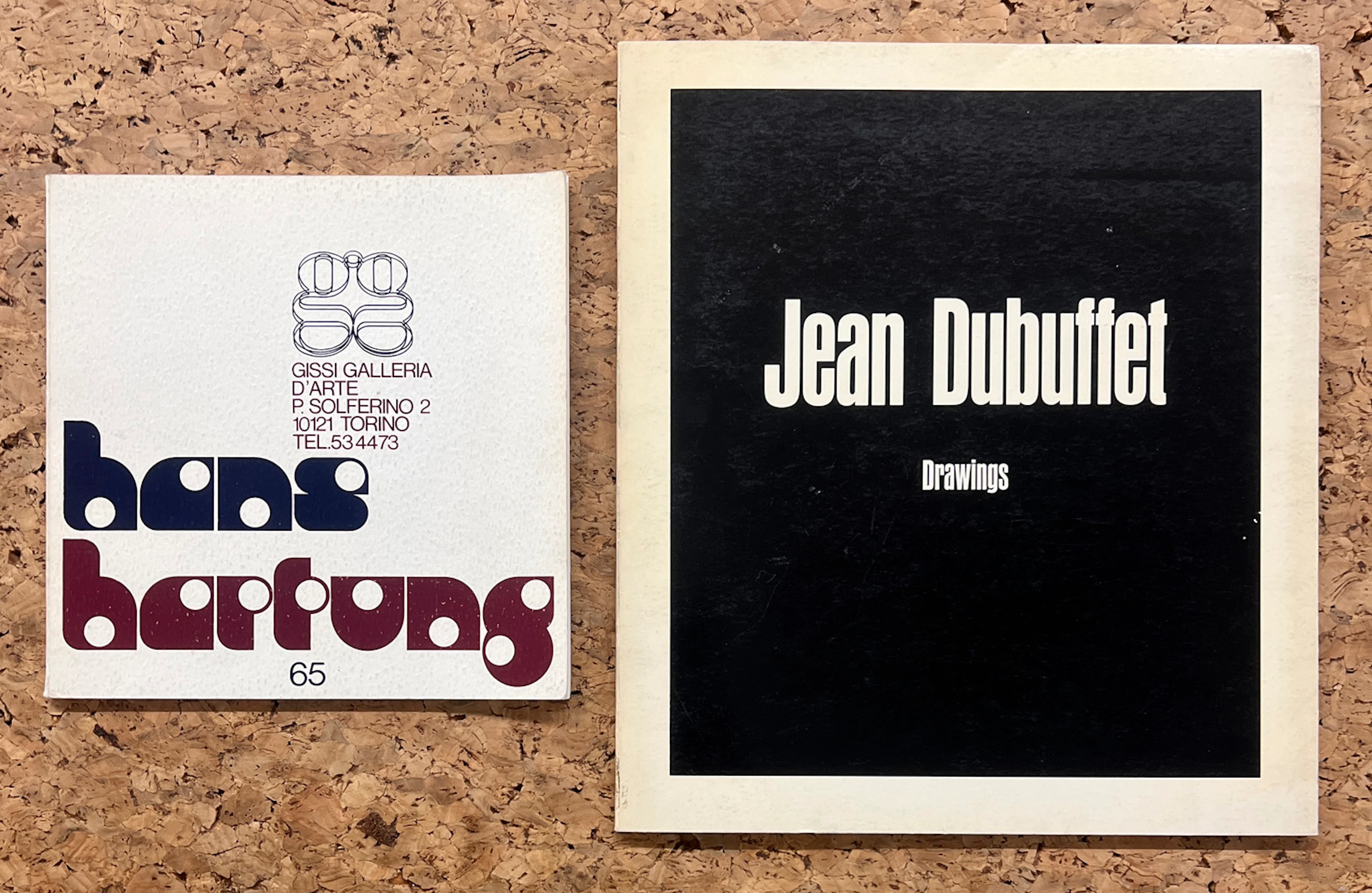 HANS HARTUNG E JEAN DUBUFFET - Lotto unico di 2 cataloghi