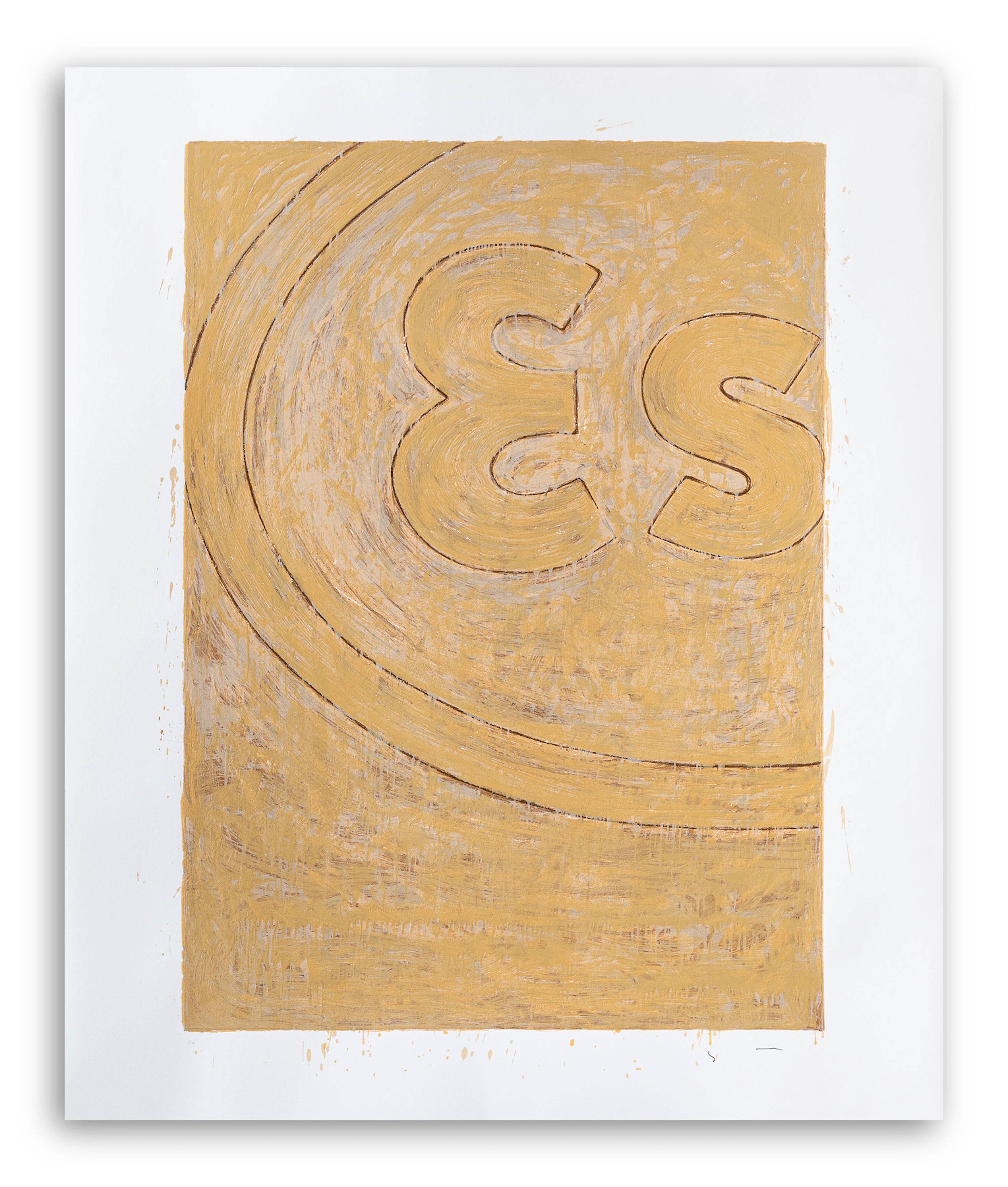 MARIO SCHIFANO (1934-1998) - Propaganda (Particolare), 1997