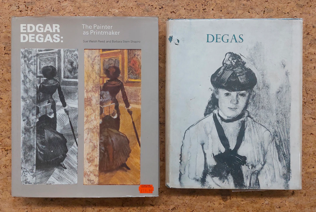 EDGAR DEGAS - Lotto unico di 2 cataloghi