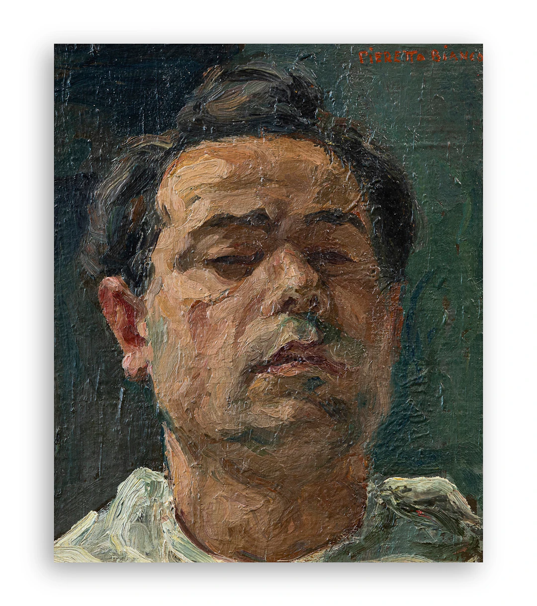 PIERETTO BIANCO (1875-1937) - Ritratto maschile