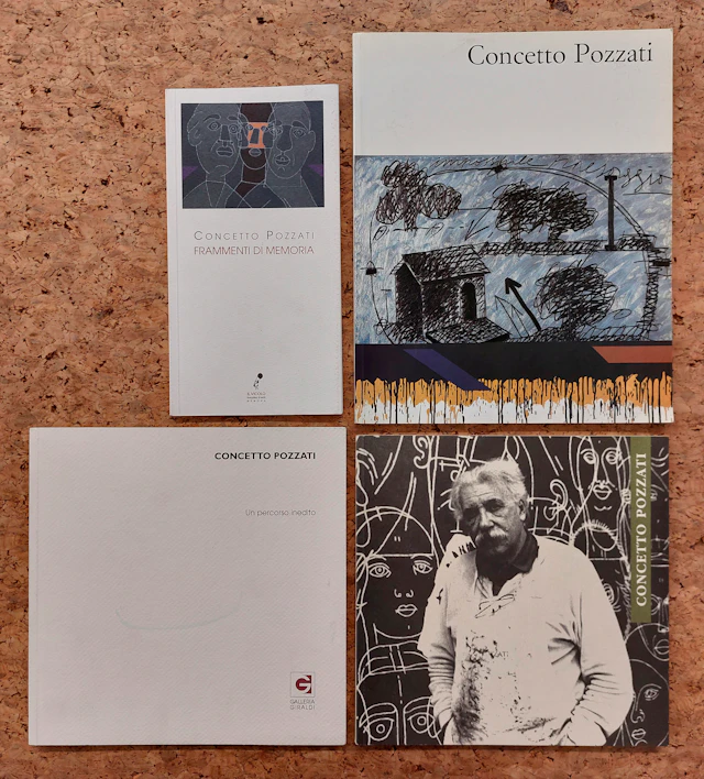 CONCETTO POZZATI - Lotto unico di 4 cataloghi