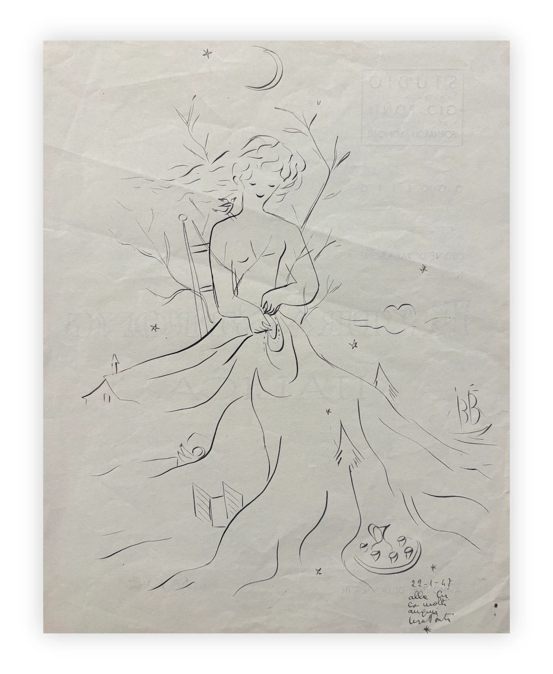 LISA PONTI (1922-2019) - Senza Titolo
