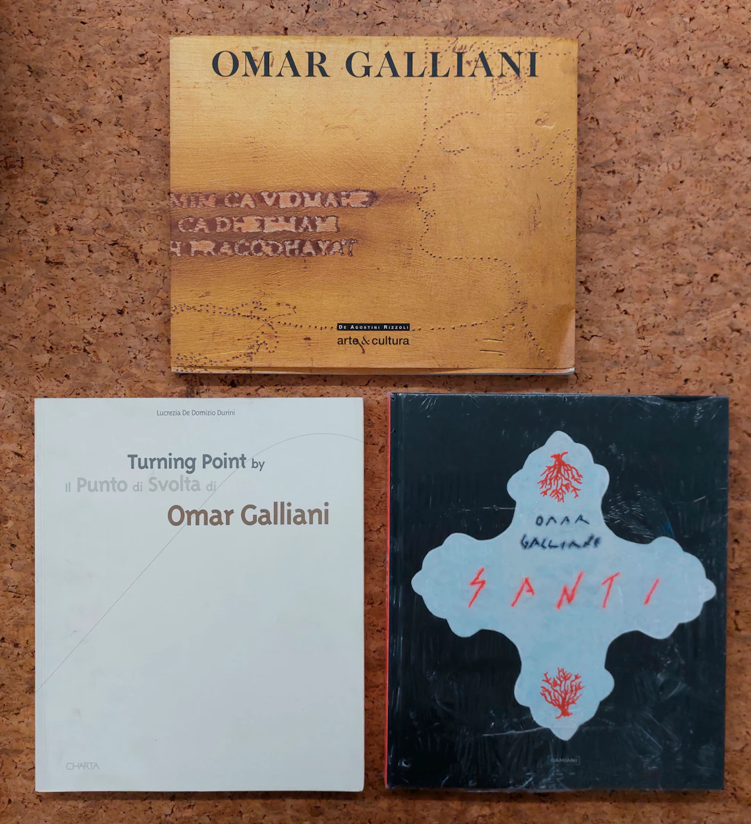 OMAR GALLIANI - Lotto unico di 3 cataloghi