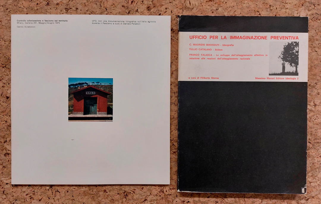 CATALOGHI RARI (ARTE CONCETTUALE) - Lotto unico di 2 rari cataloghi