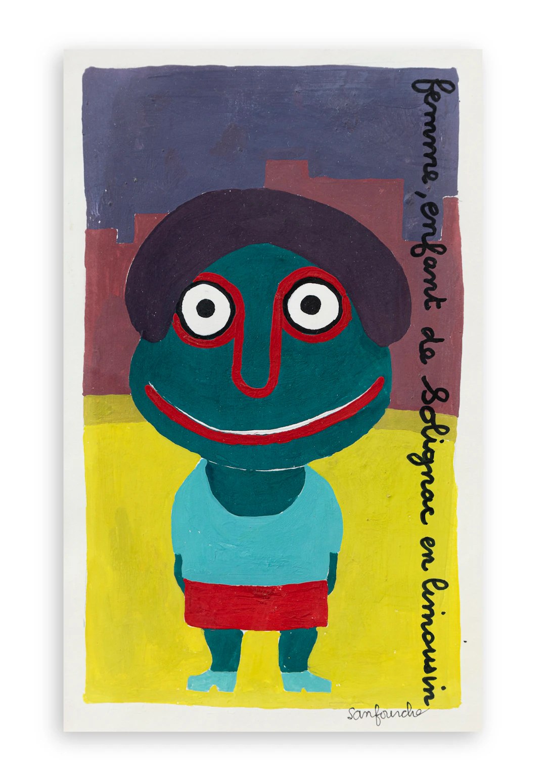 JEAN-JOSEPH SANFOURCHE (1929-2010) - Senza Titolo