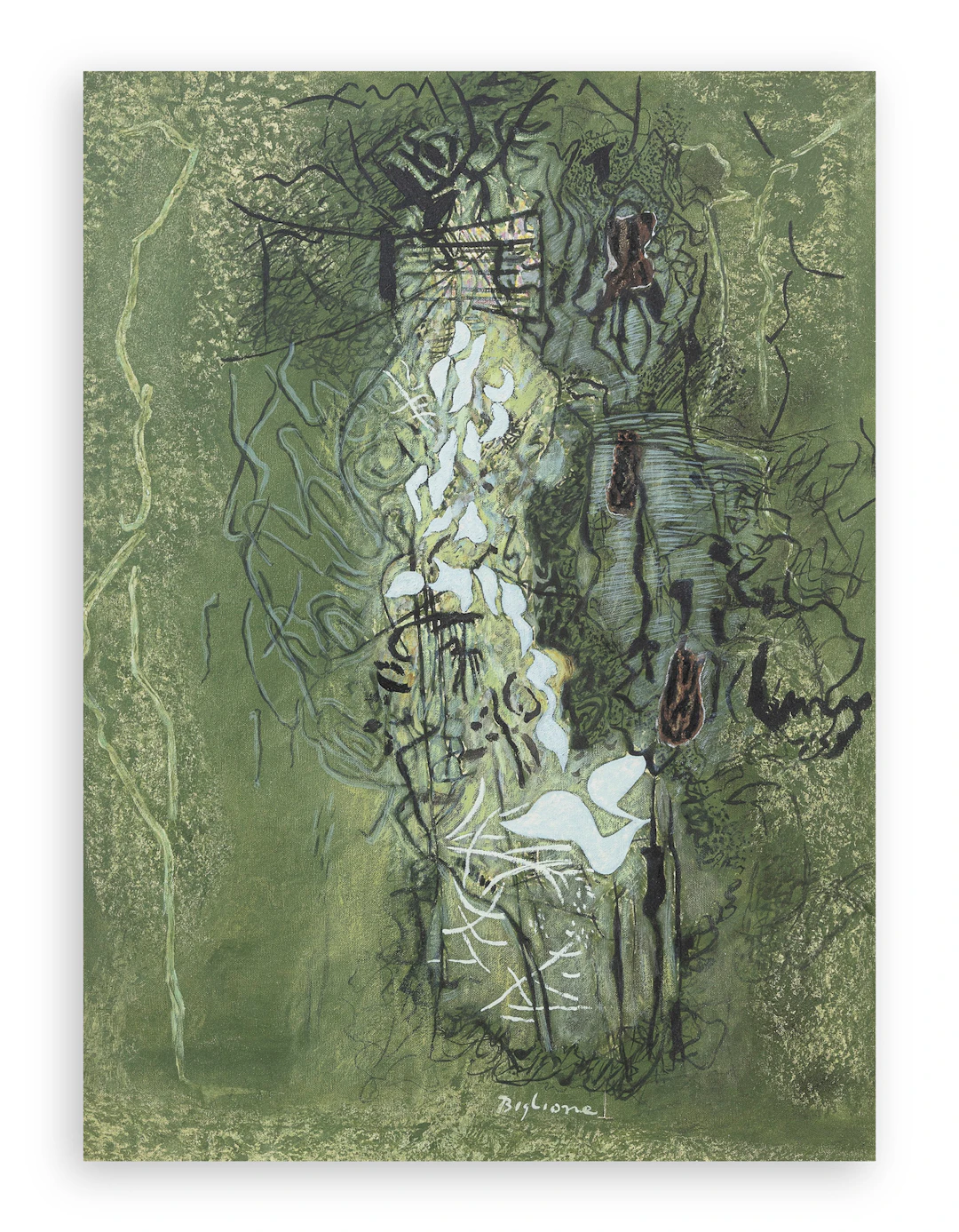 ANNIBALE BIGLIONE (1923-1981) - Senza Titolo, 1968