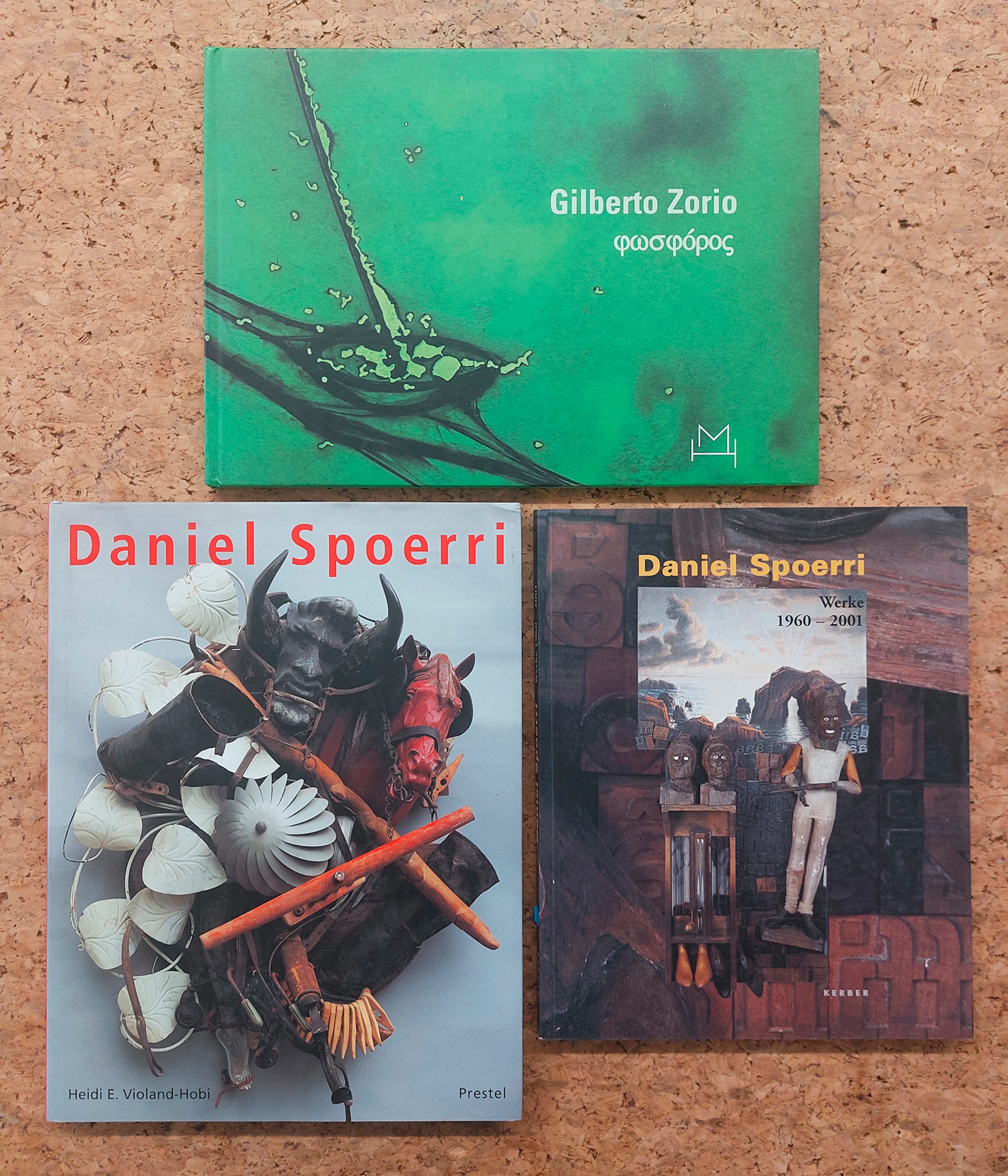 DANIEL SPOERRI E GILBERTO ZORIO - Lotto unico di 3 cataloghi