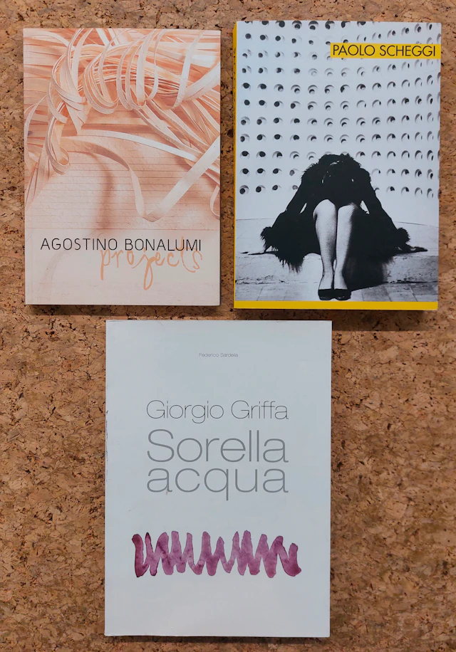 PAOLO SCHEGGI, AGOSTINO BONALUMI E GIORGIO GRIFFA - Lotto unico di 3 cataloghi