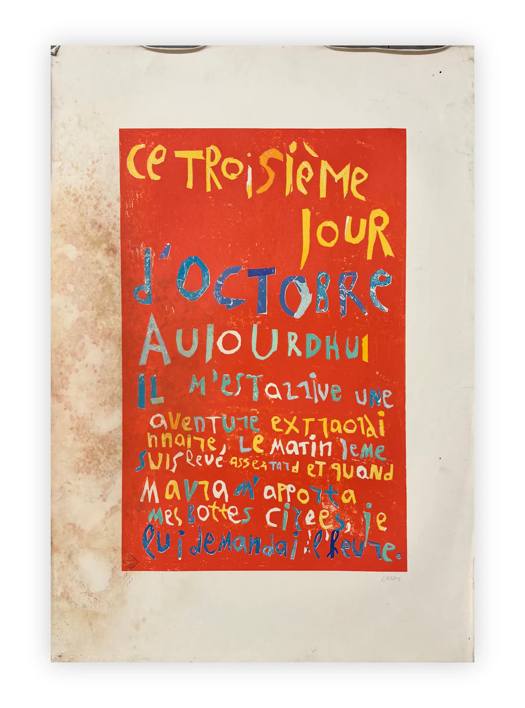 ANDRÉ LANSKOY (1902-1976) - Journal d'un fou