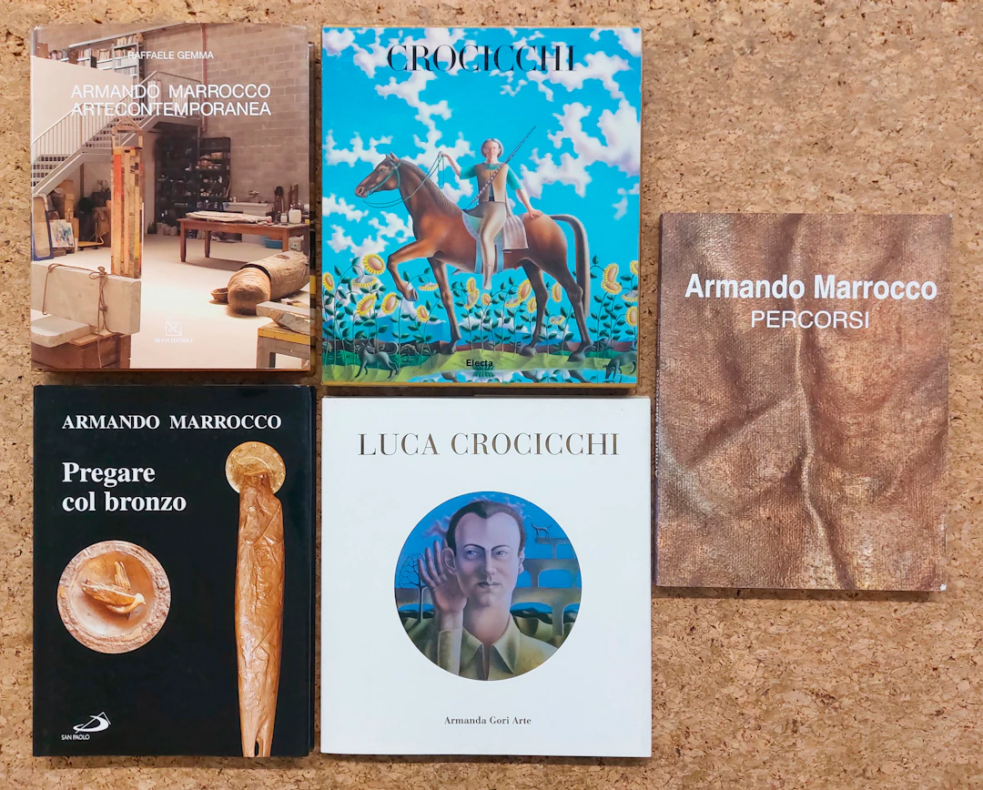 ARMANDO MARROCCO E LUCA CROCICCHI - Lotto unico di 5 cataloghi