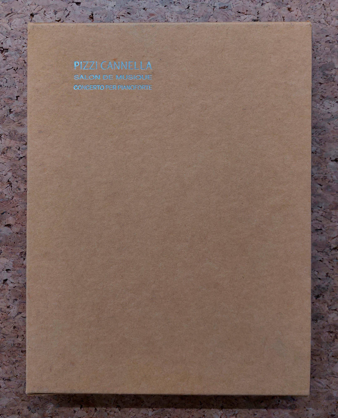 PIERO PIZZI CANNELLA - Pizzi Cannella. Salon de musique. Concerto