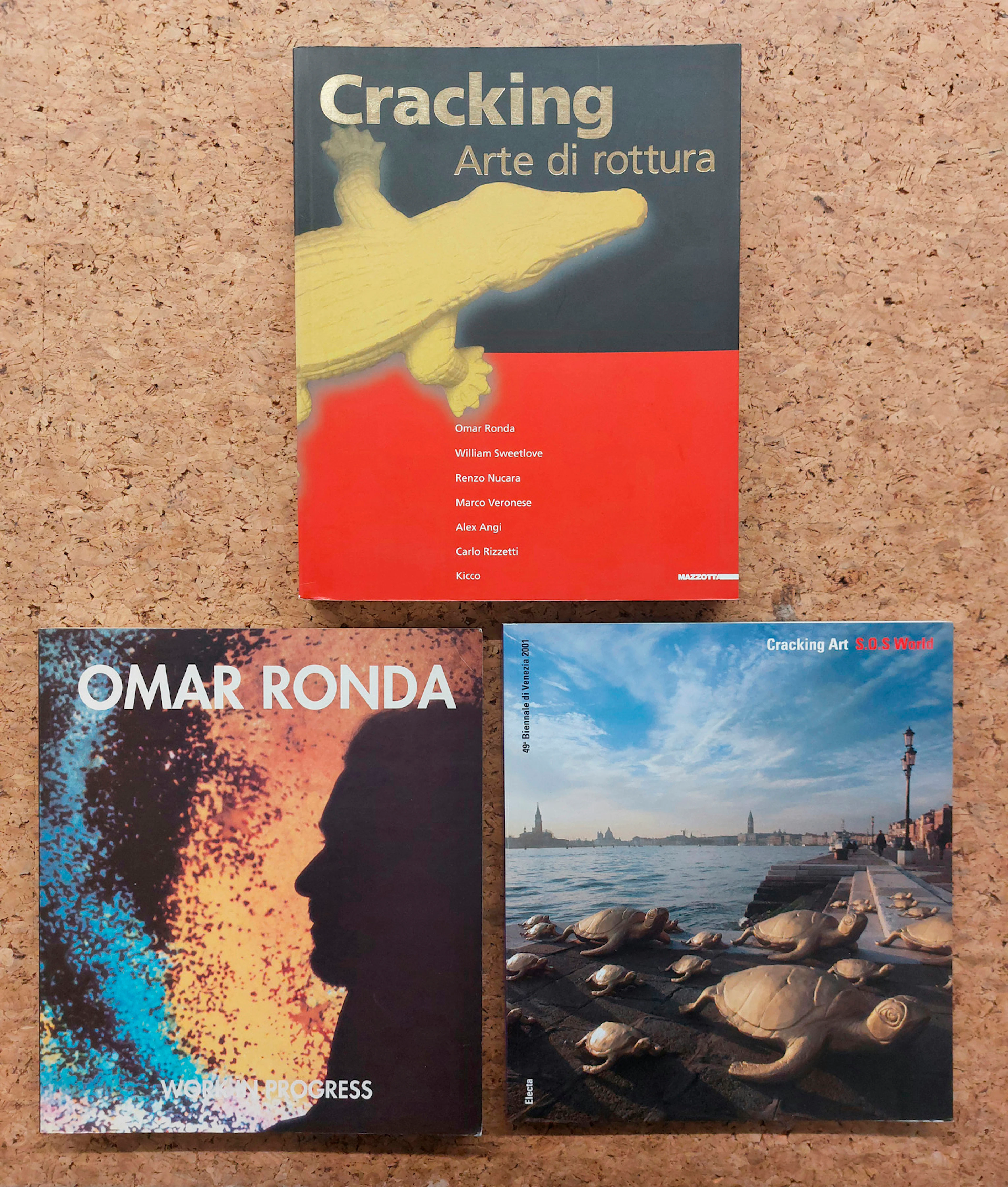 CRACKING ART - Lotto unico di 3 cataloghi