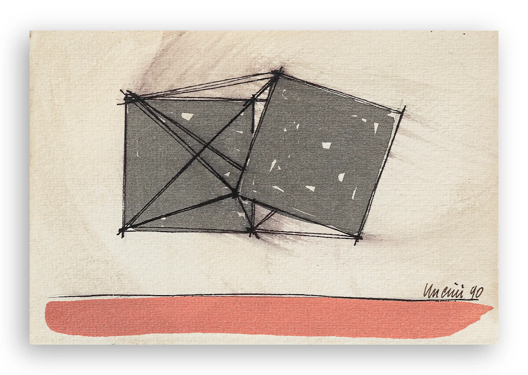 GIUSEPPE UNCINI (1929-2008) - Senza Titolo, 1990