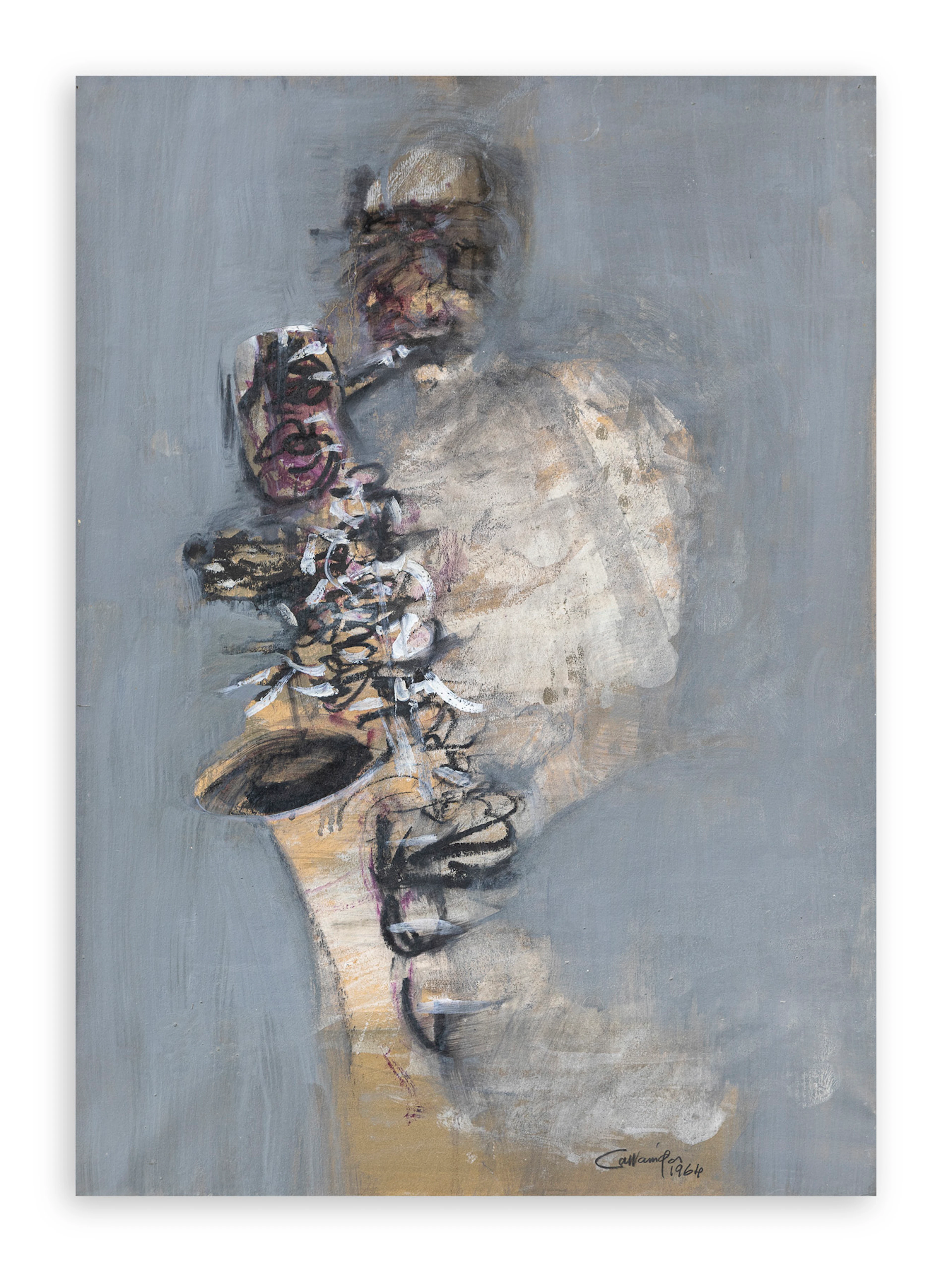 GIANCARLO CAZZANIGA (1930-2013) - Jazz man, 1964