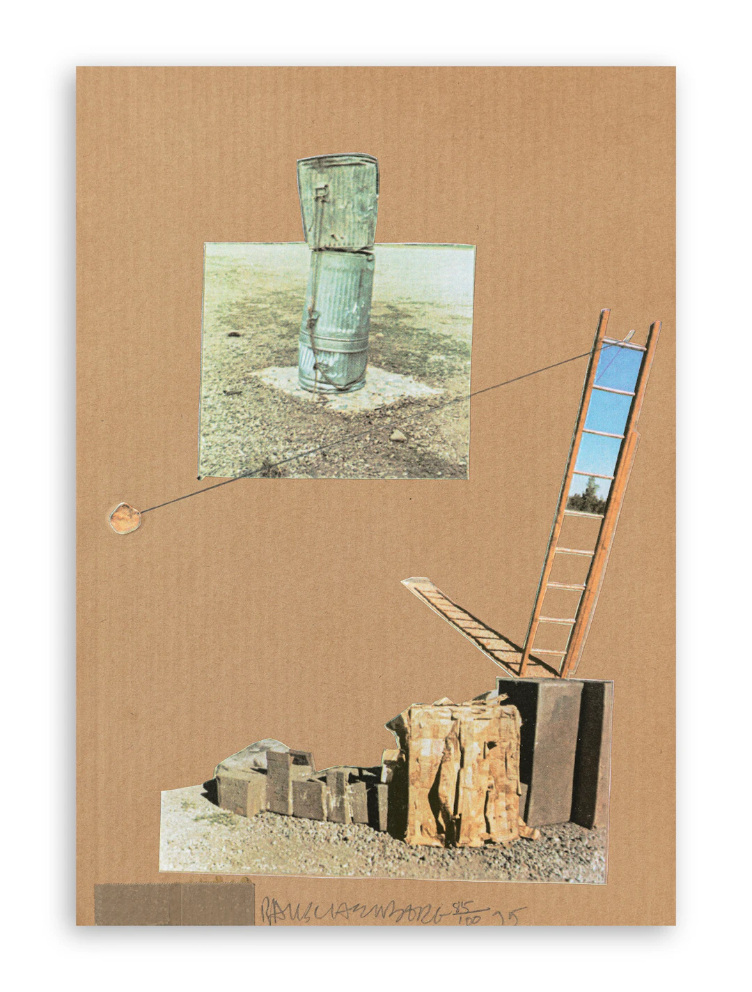 ROBERT RAUSCHENBERG (1925-2008) - Composition (from The Man Ray Portfolio)