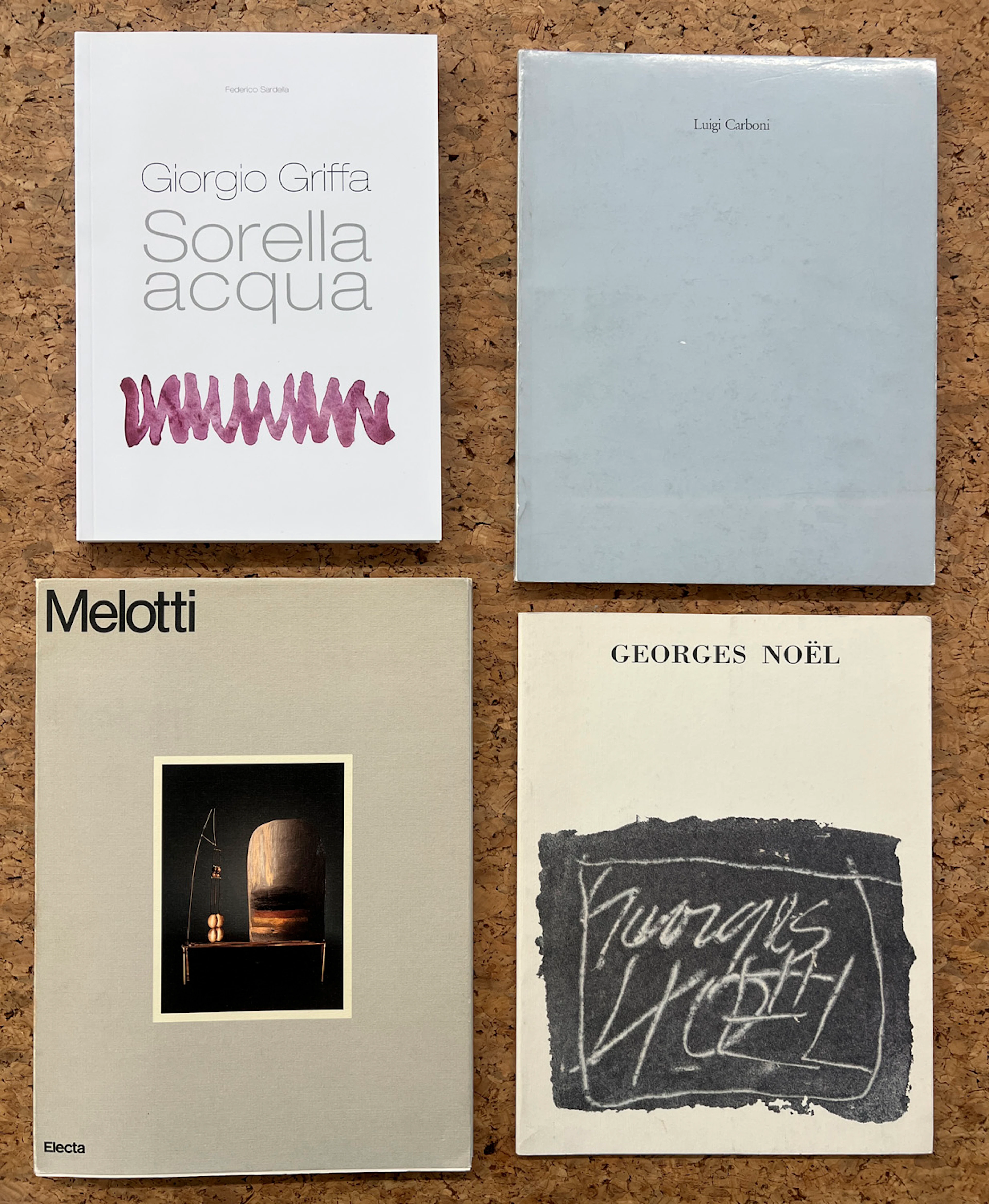 FAUSTO MELOTTI, GIORGIO GRIFFA, GEORGES NOËL E LUIGI CARBONI - Lotto