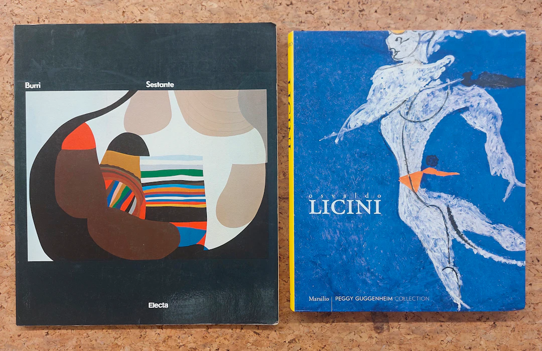 ALBERTO BURRI E OSVALDO LICINI - Lotto unico di 2 cataloghi