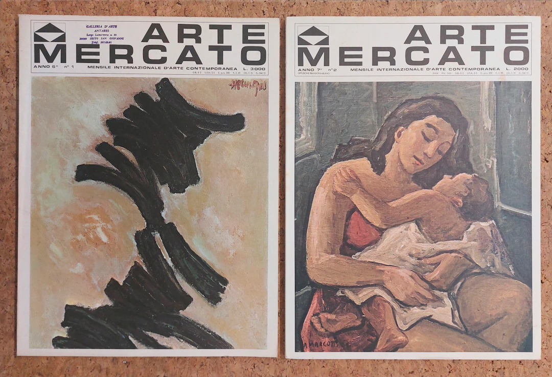 ARTE MERCATO - RIVISTA MENSILE INTERNAZIONALE D’ARTE - Lotto unico di 5 numeri: