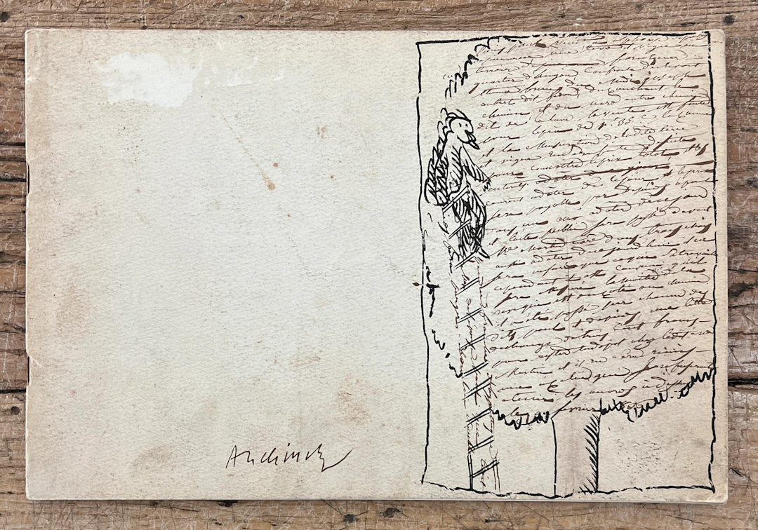 CATALOGHI AUTOGRAFATI (PIERRE ALECHINSKY) - Pierre Alechinsky, 1970 circa