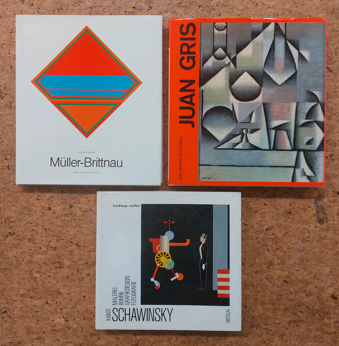 JUAN GRIS, XANTI SCHAWINSKY E MÜLLER-BRITTNAU - Lotto unico di 3 cataloghi