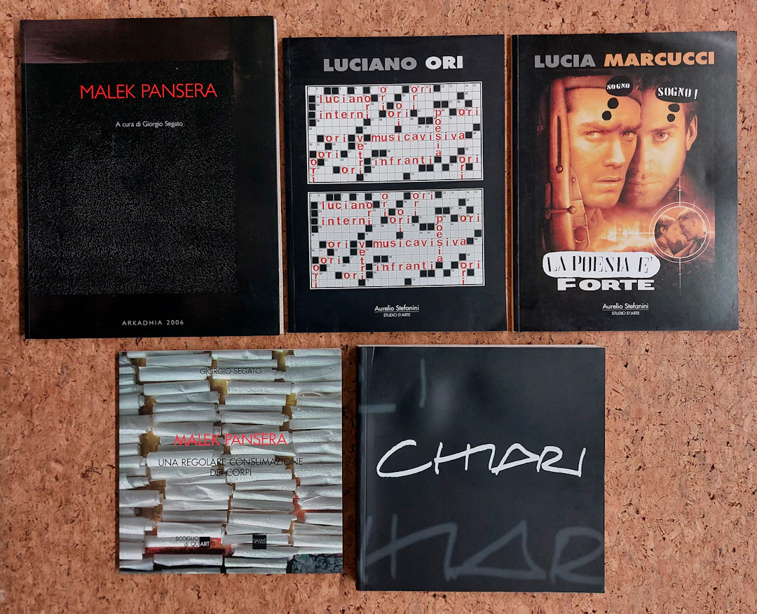 POESIA VISIVA E ARTE CONCETTUALE - Lotto unico di 5 cataloghi