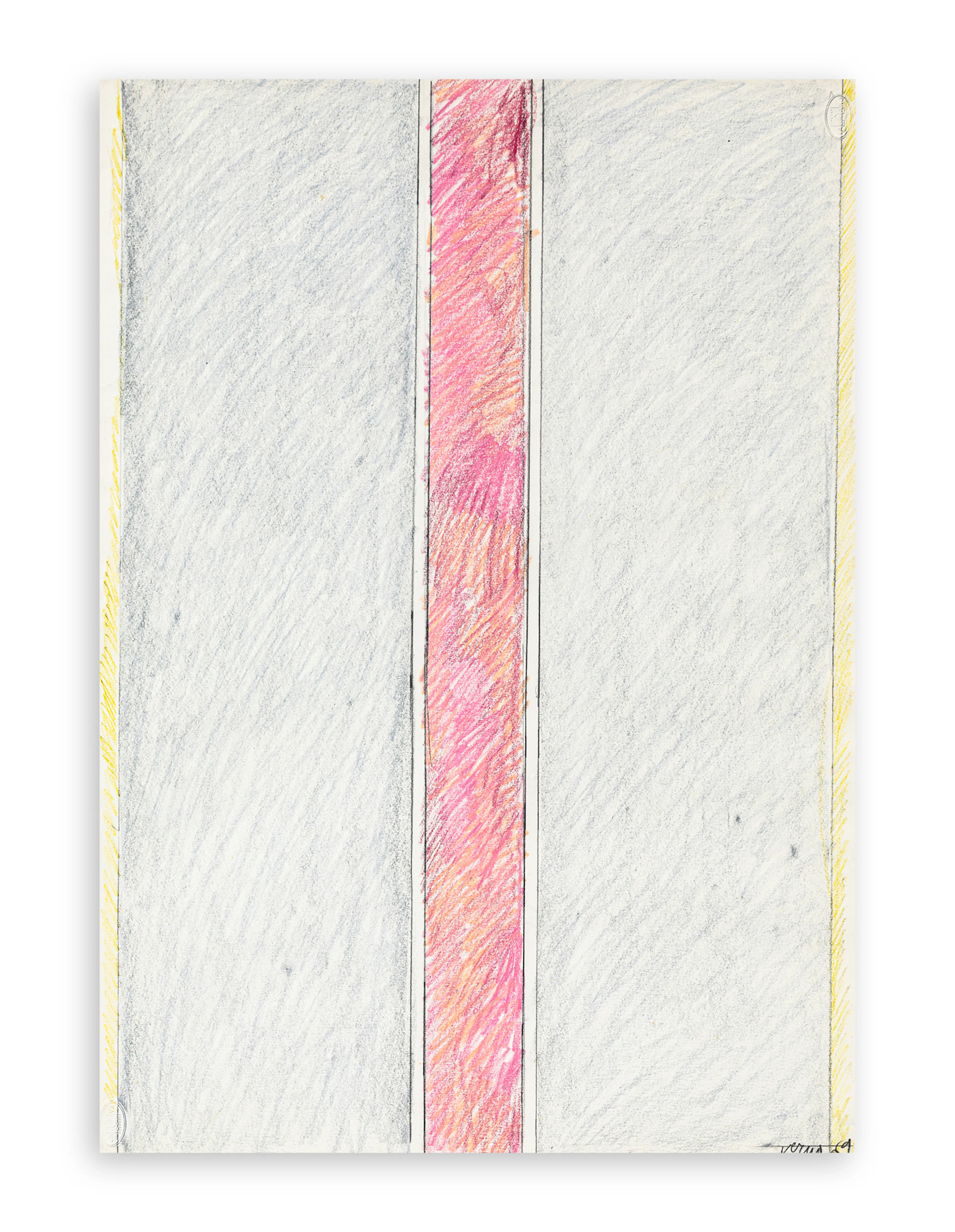 CLAUDIO VERNA (1937) - Senza Titolo, 1969
