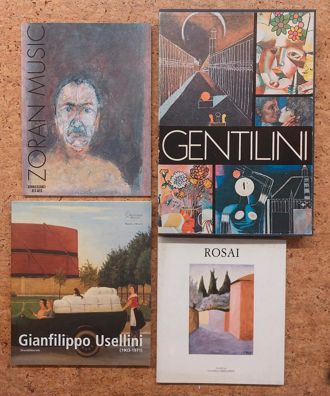 OTTONE ROSAI, ZORAN MUSIC, GIANFILIPPO USELLINI E FRANCO GENTILINI