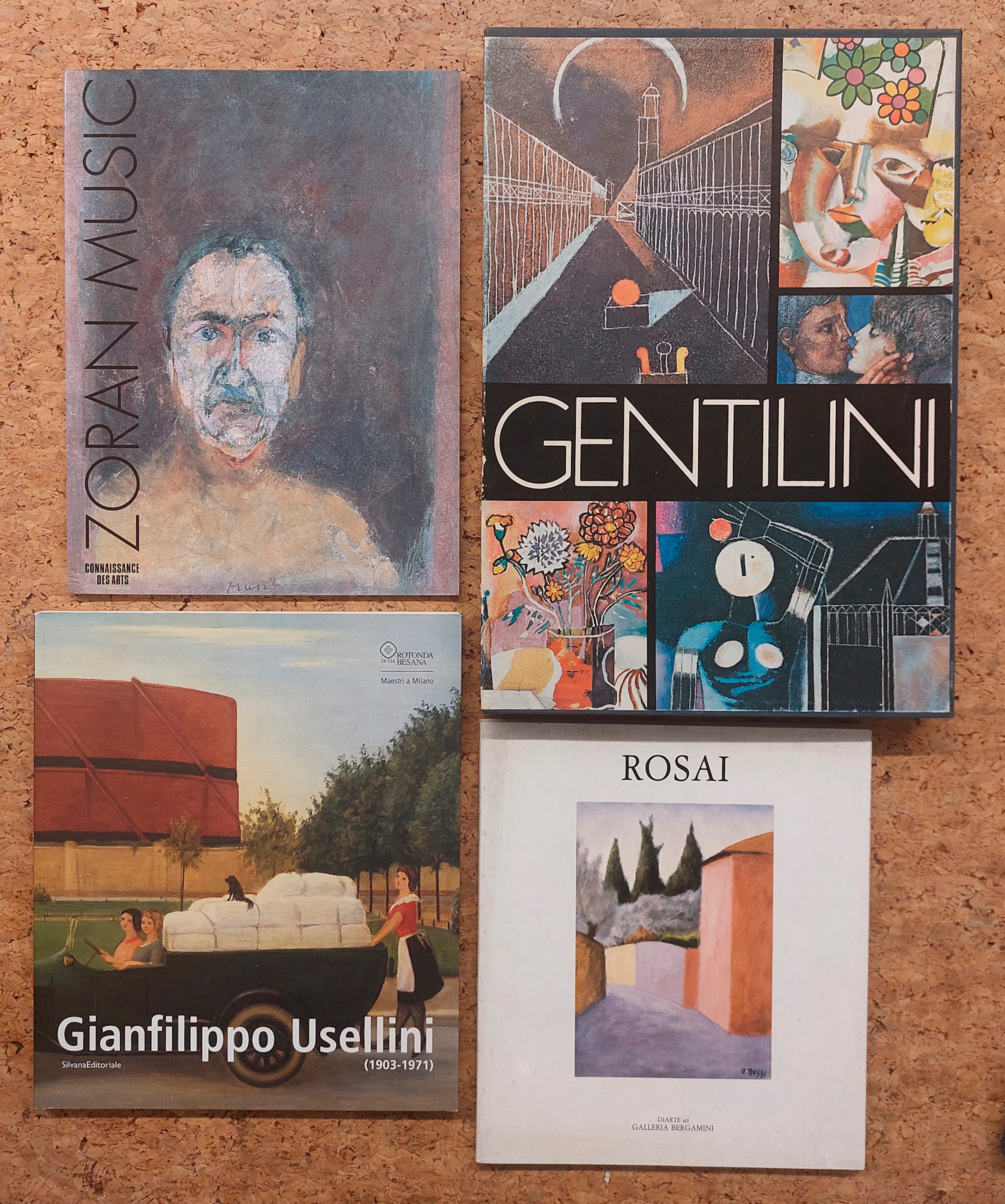 OTTONE ROSAI, ZORAN MUSIC, GIANFILIPPO USELLINI E FRANCO GENTILINI