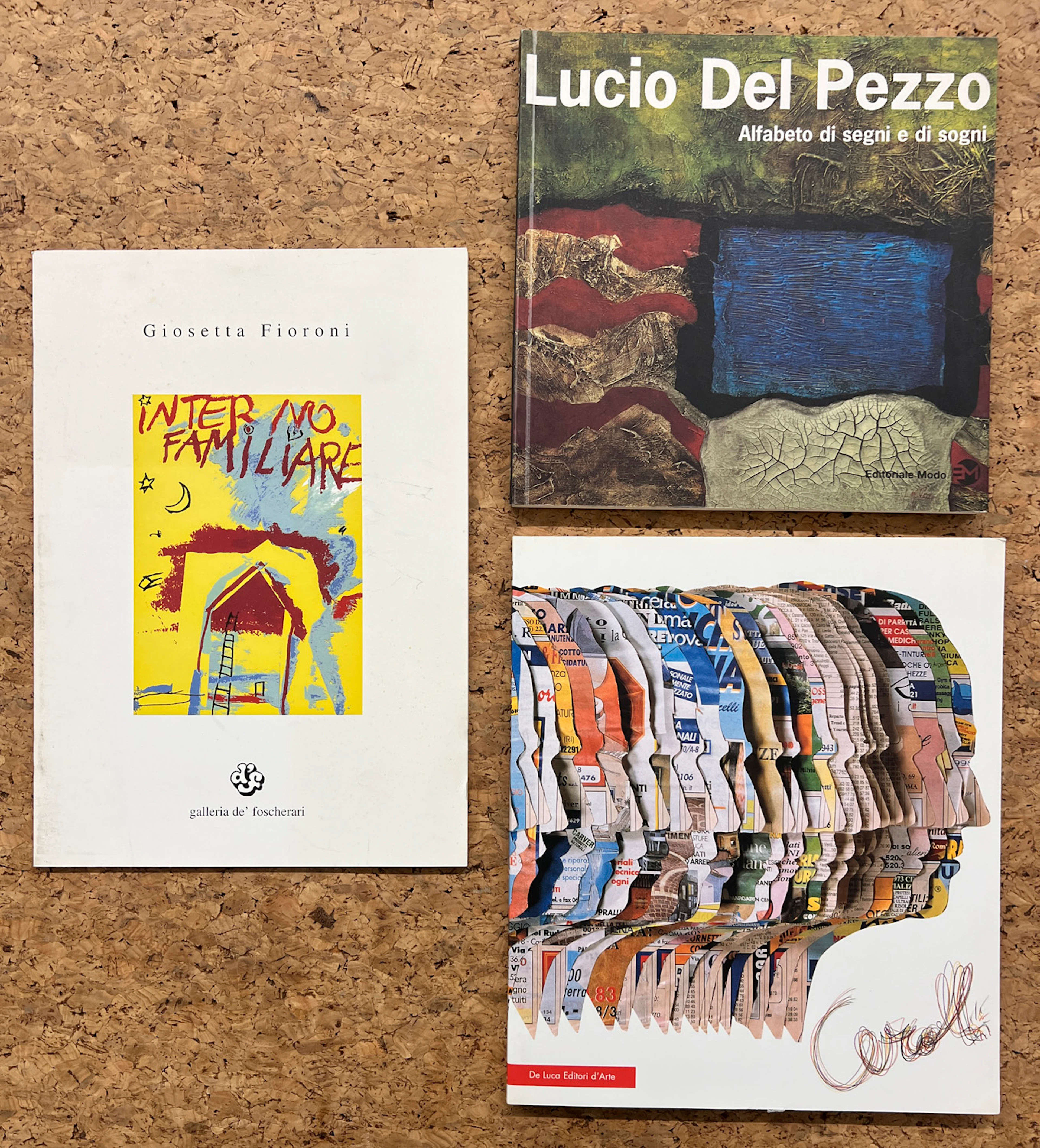 GIOSETTA FIORONI, MARIO CEROLI E LUCIO DEL PEZZO - Lotto unico di 3 cataloghi