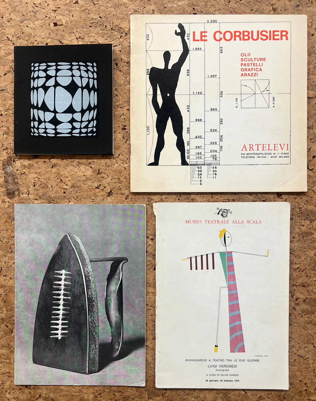 VICTOR VASARELY, LUIGI VERONESI, LE CORBUSIER E MAN RAY - Lotto unico