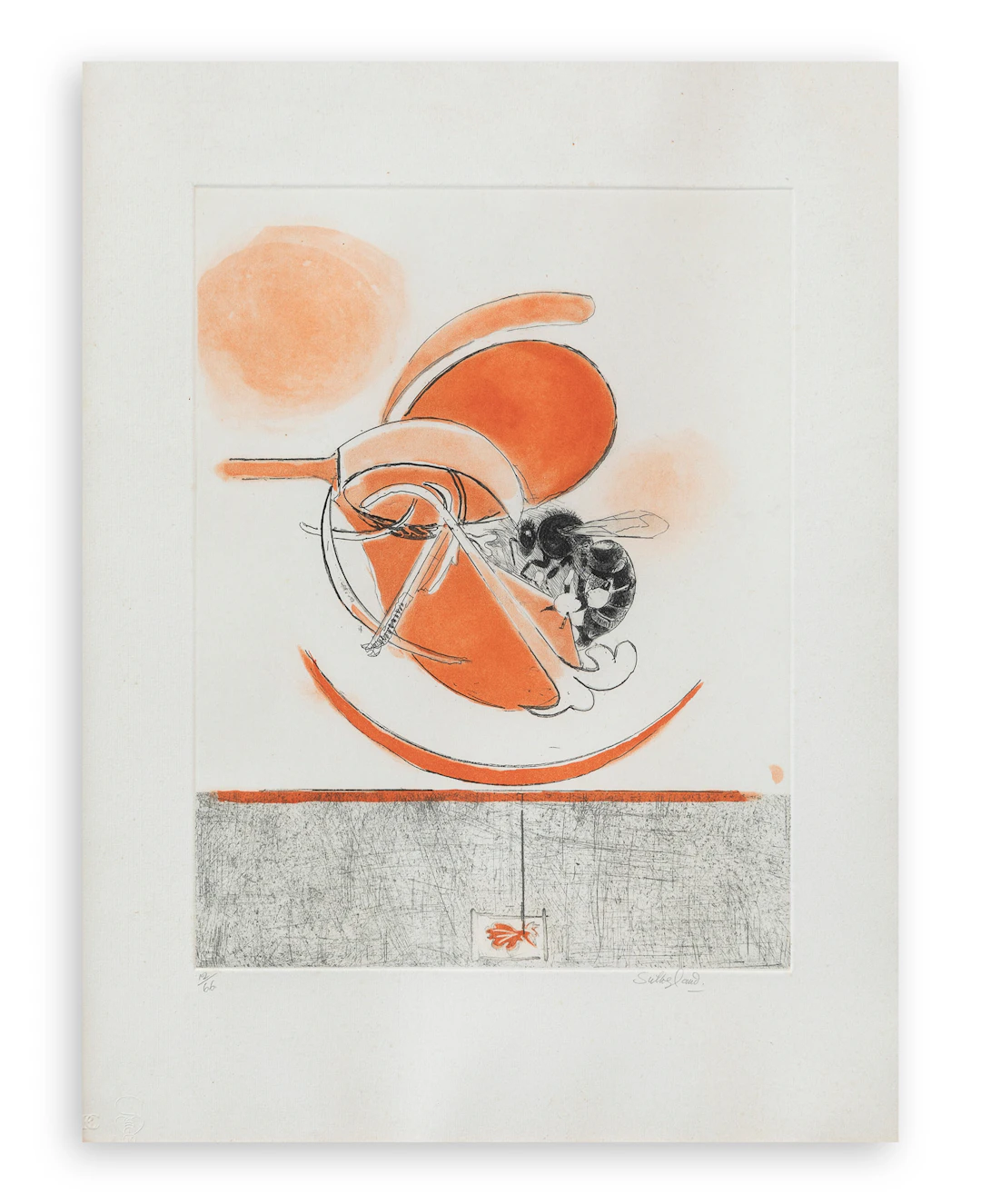 GRAHAM SUTHERLAND (1903-1980) - Bees – L’ape e il fiore , 1977